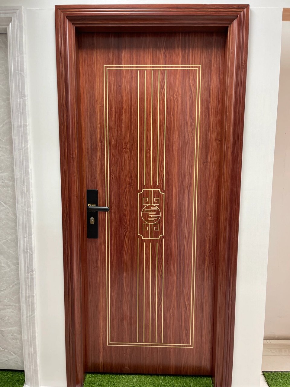 锌合金房门 新款中式丝印雕刻锌合金房间门到货 价格超实惠 取代老款