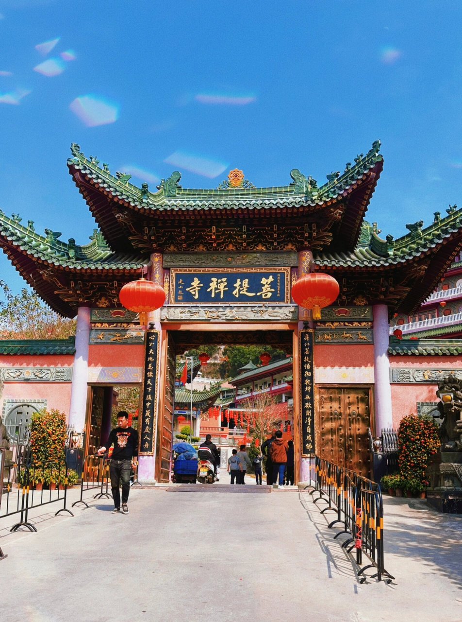 汕头周边游|打卡潮阳菩提禅寺75 菩提禅寺是潮阳的古八景之一,寺内
