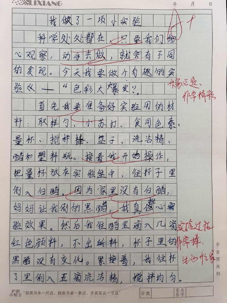 实验作文怎么写下册图片