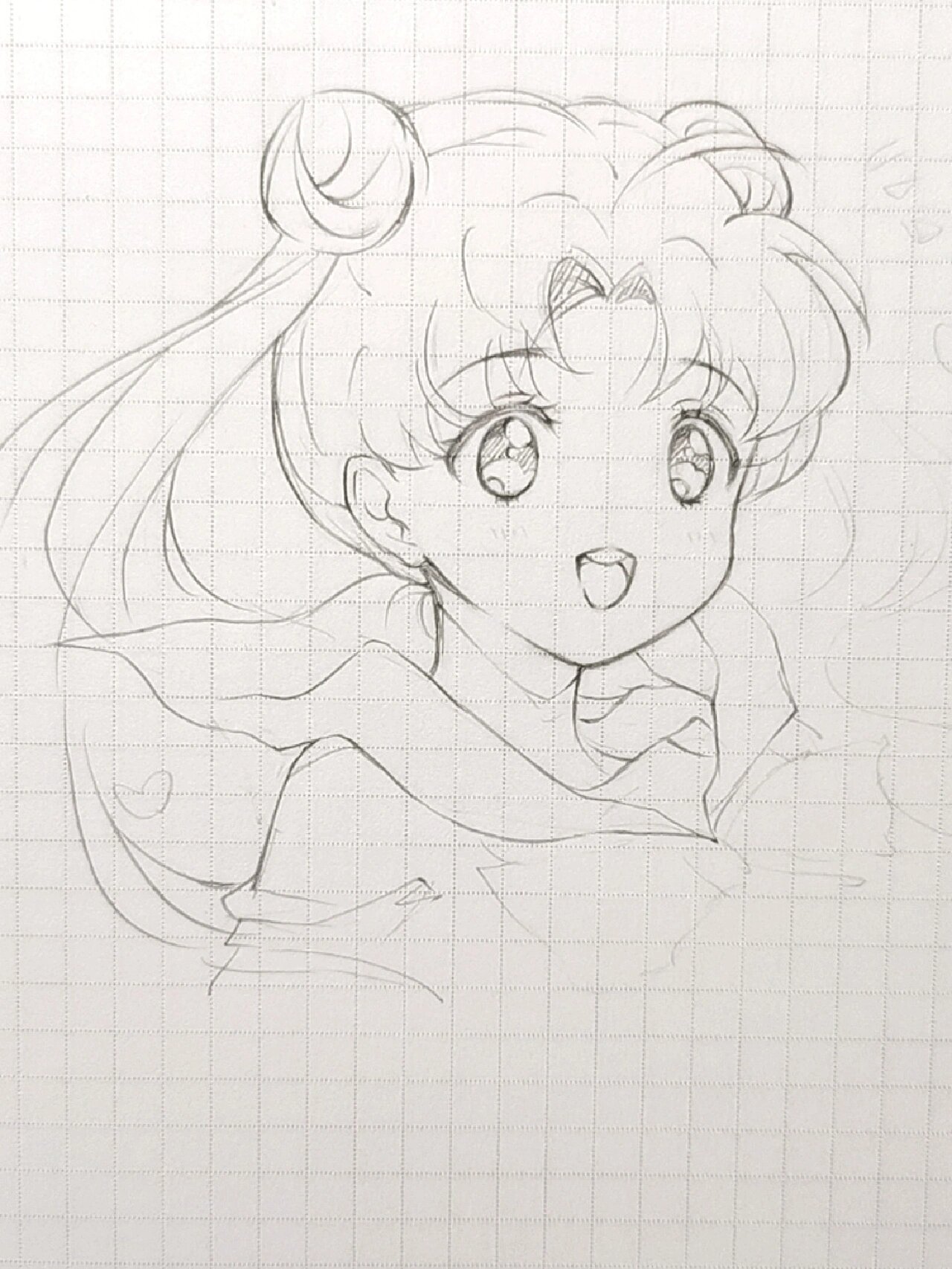 画只水冰月9578/铅笔手绘过程 临摹练习96 最近会常更 板绘也在