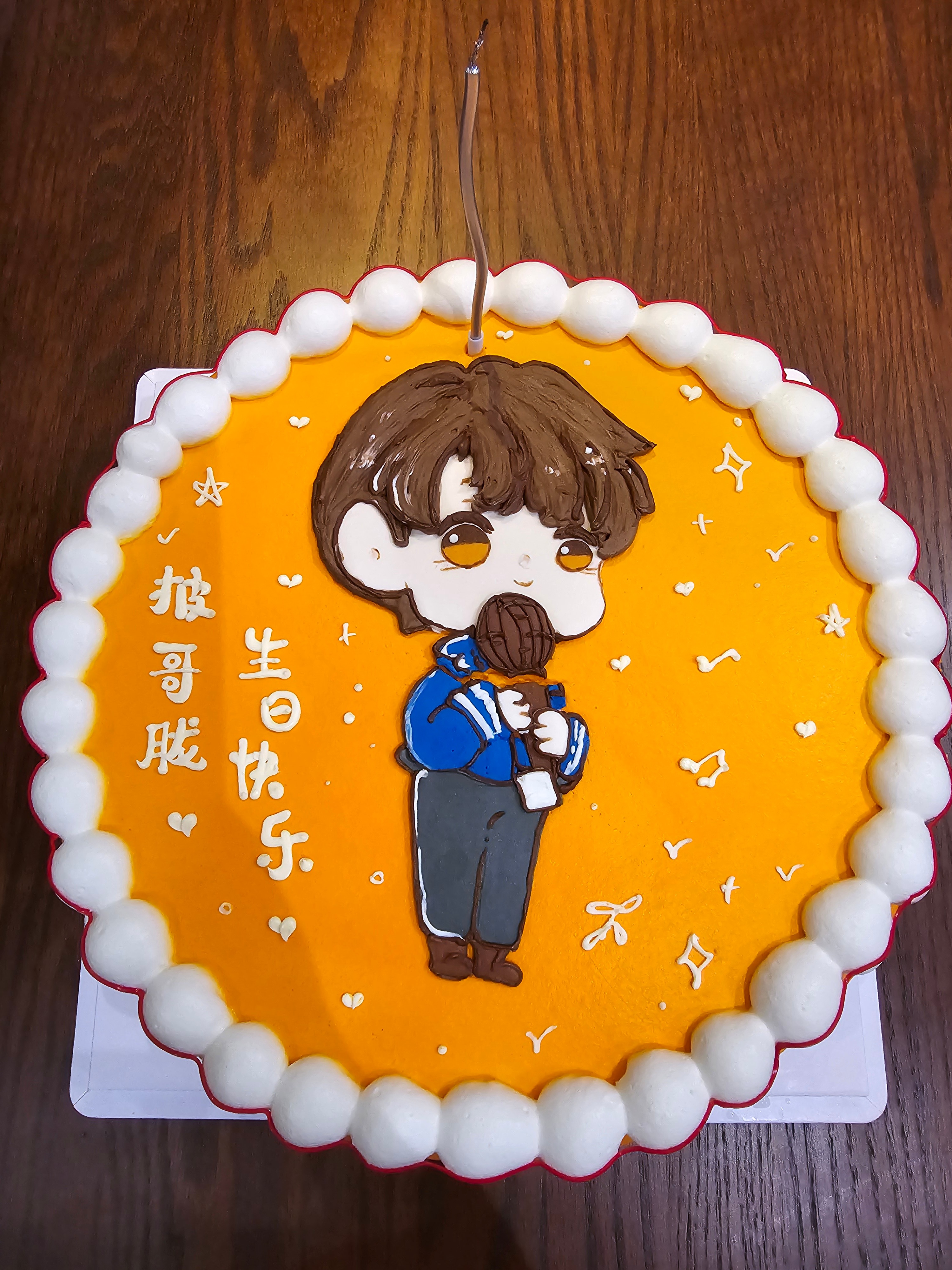 今年的生日在工作中度过了,谢谢大家的祝福,感谢组里小伙伴们准备的