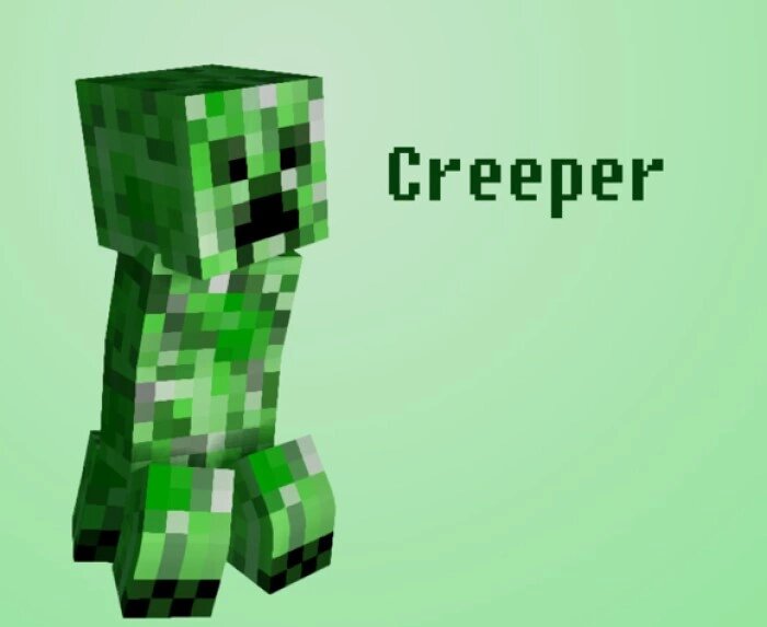 我的世界生物图鉴保姆级 苦力怕(英文名:creeper,java版1.