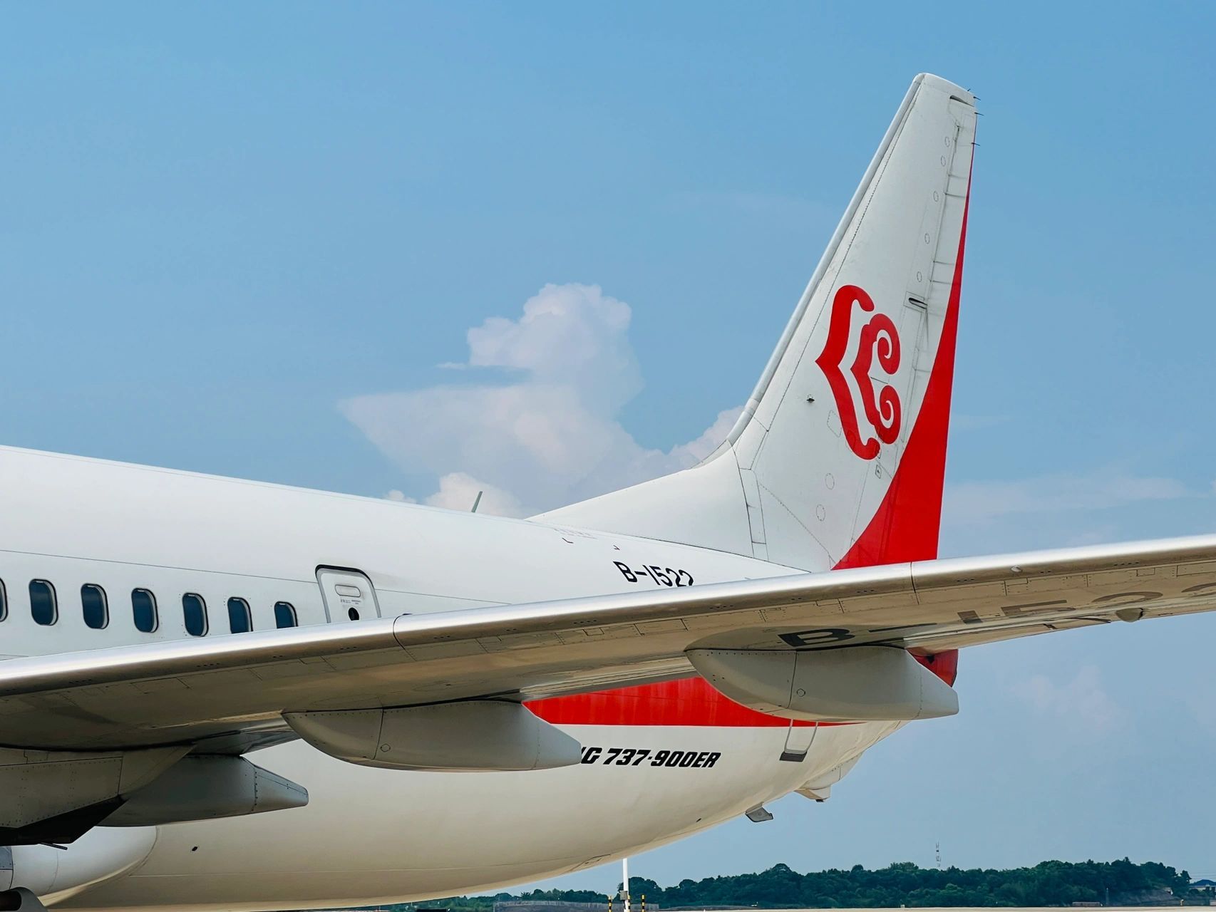 飞行回忆录71 国内"稀客"奥凯737-900er 7年前的2015年奥凯航空成功