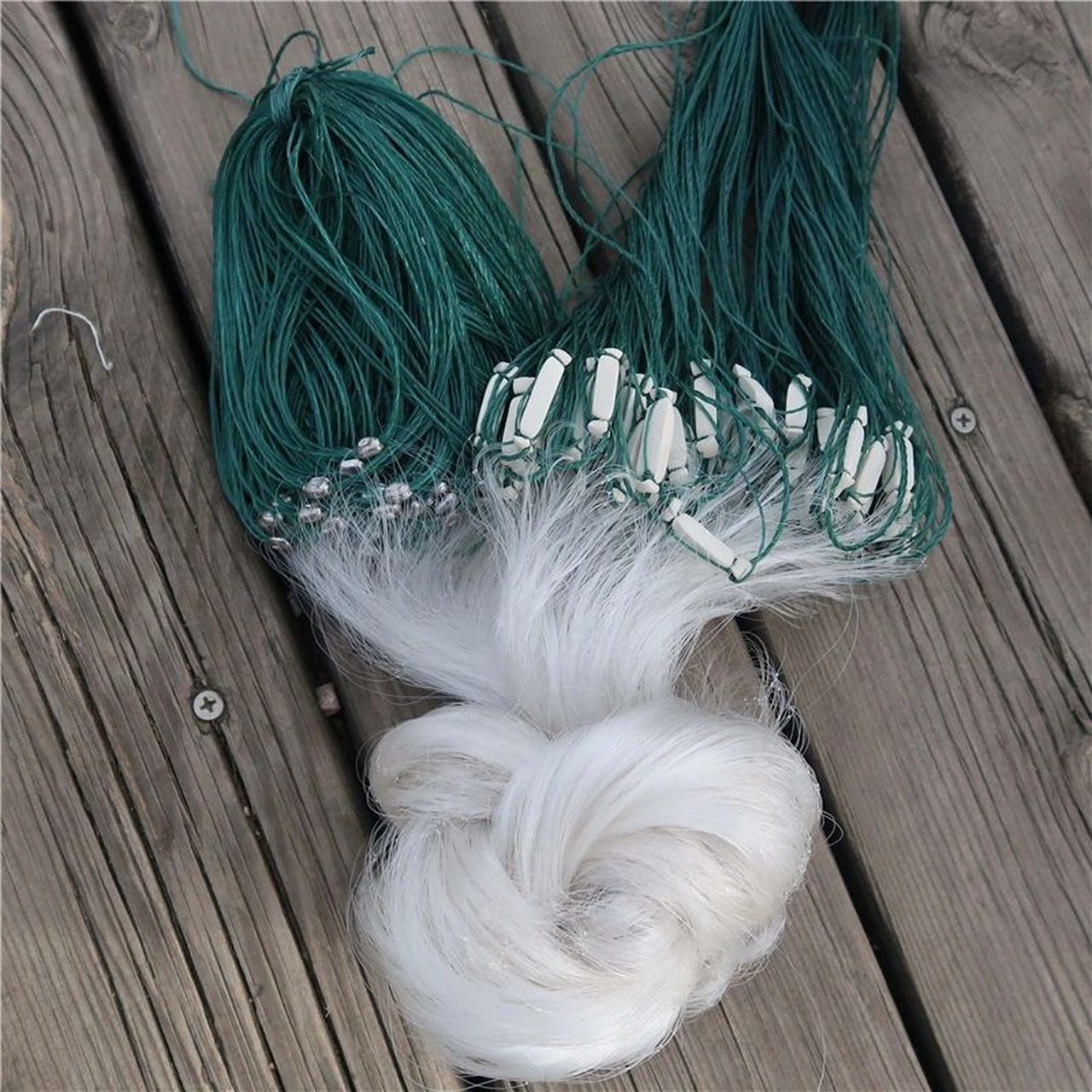 5米2米3米高50 进口白丝三层渔网粘网沉网1.