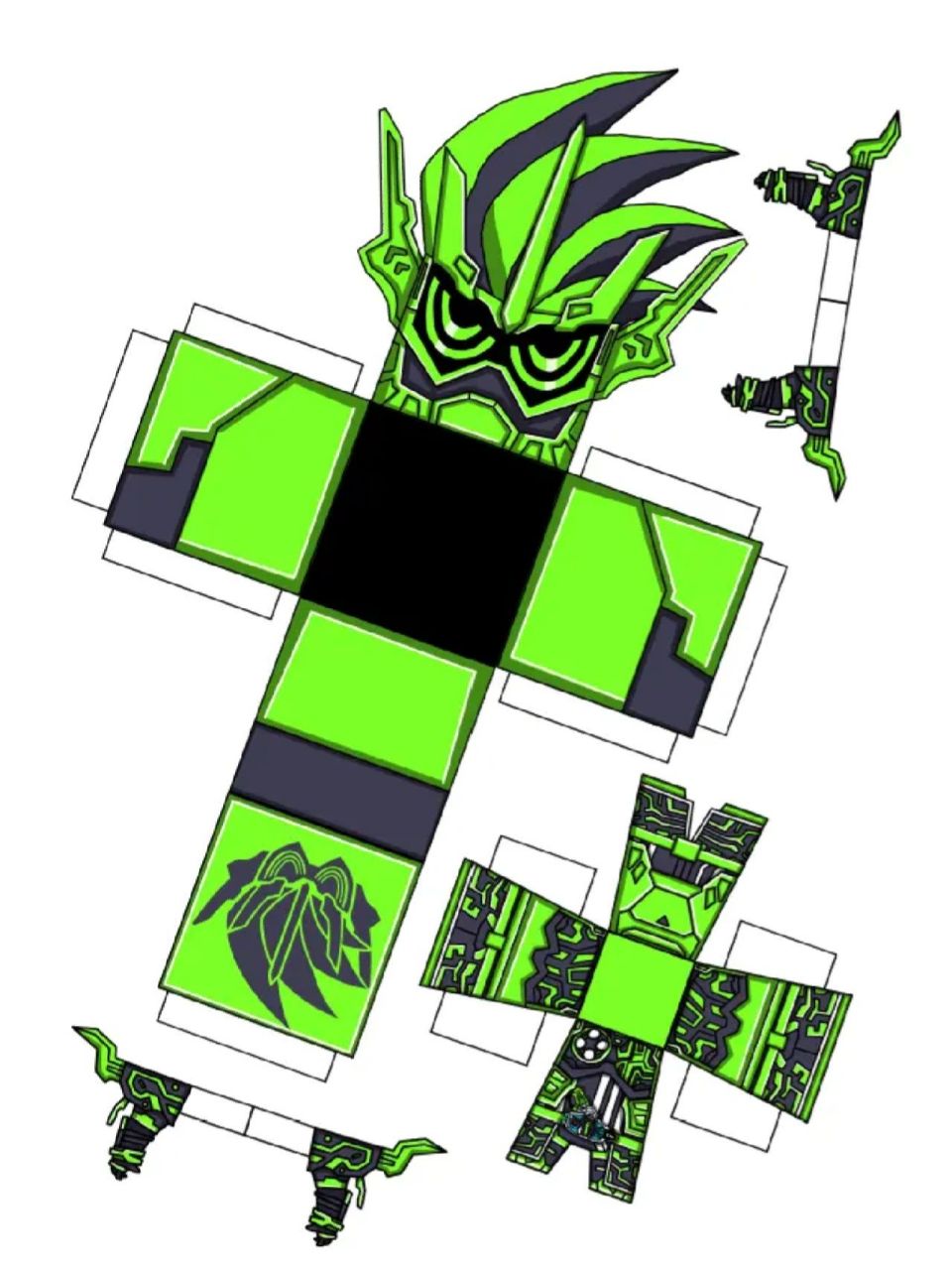 假面骑士系列纸模 快来拼一拼,你们爱的假面骑士吧!