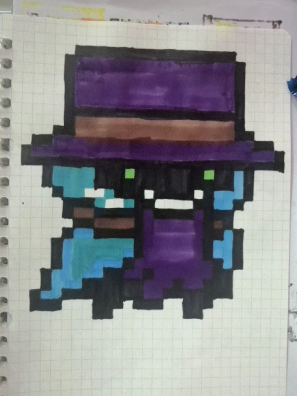 《元气骑士》像素画 马克笔色号:65   68   64   81   120   95   47