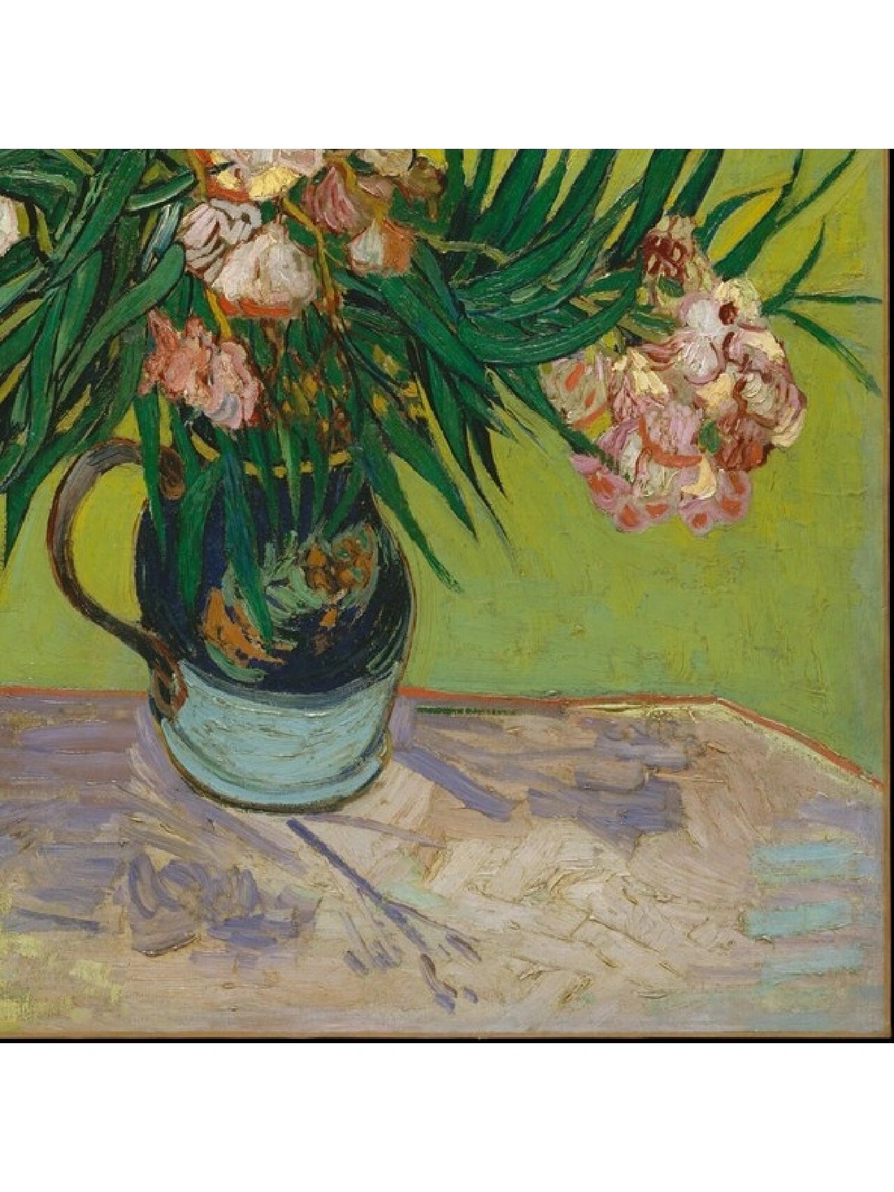 每日一画 | 名画鉴赏【夹竹桃】(梵高) 🌸🌸作品简介: 《夹竹桃》