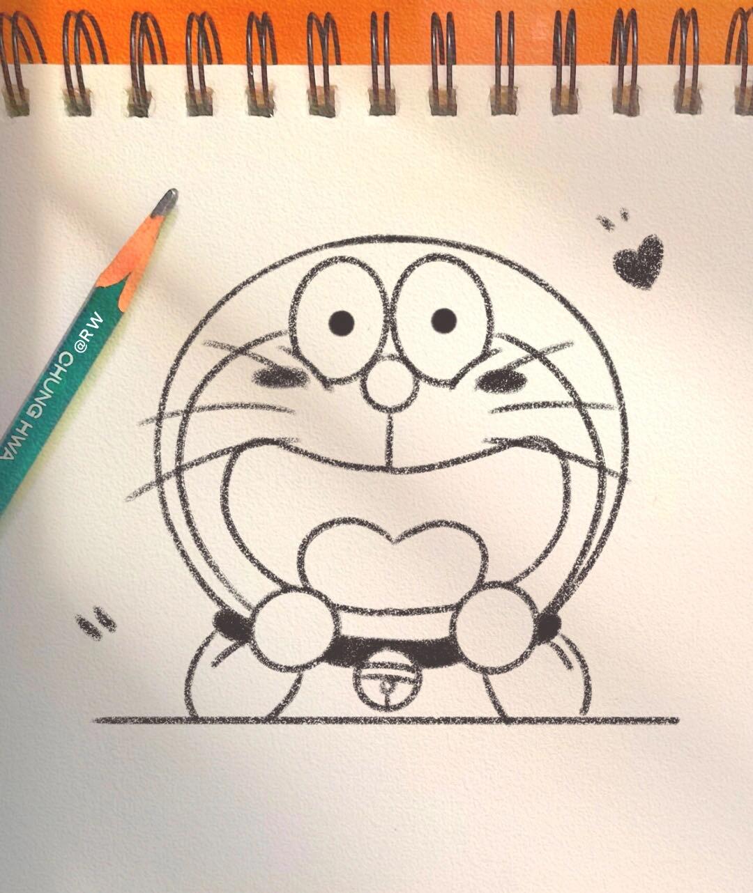 超可爱简笔画过程