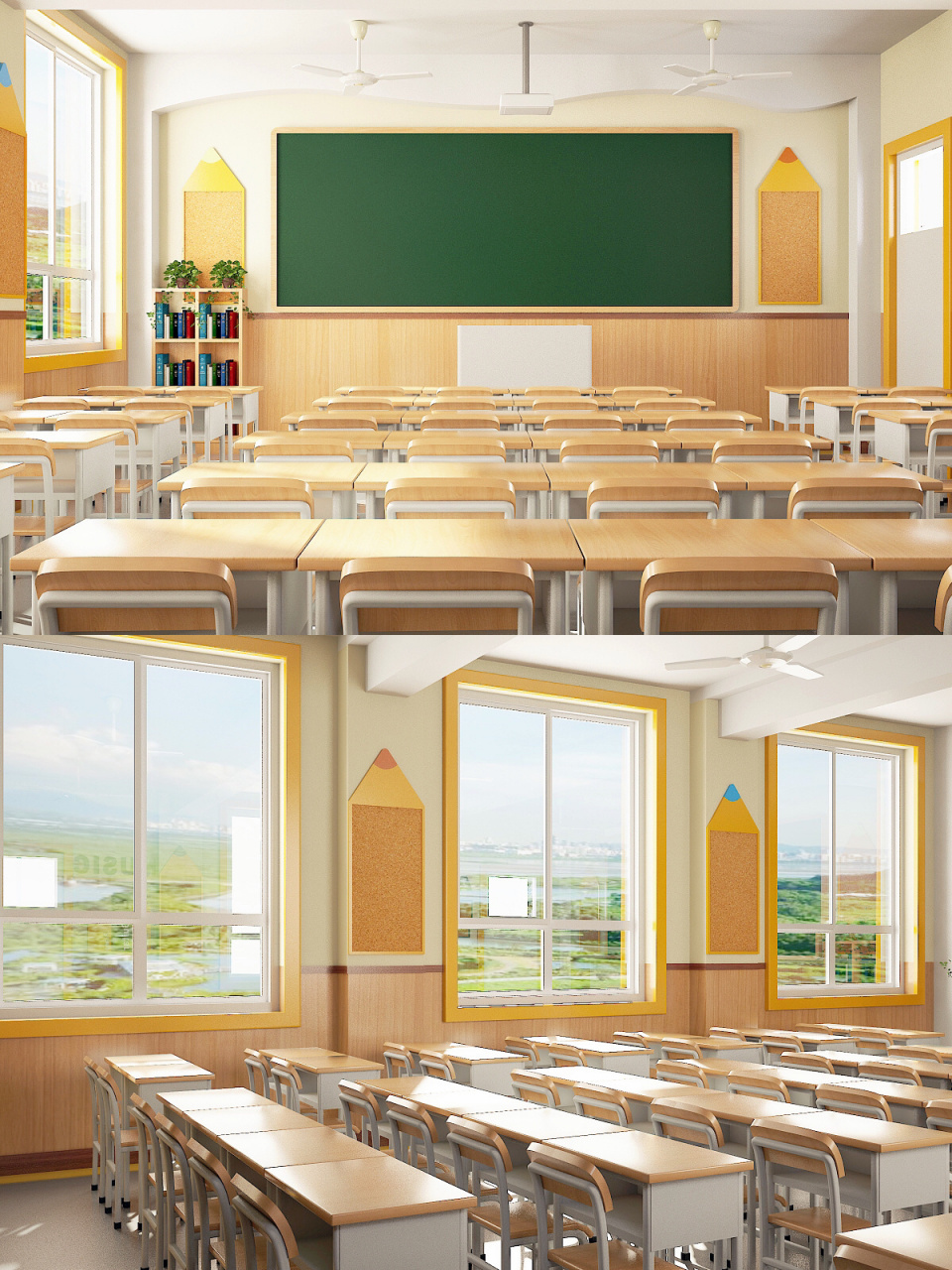 特色的教室设计布置,为班级文化增添风采  项目名称:学校教室设计