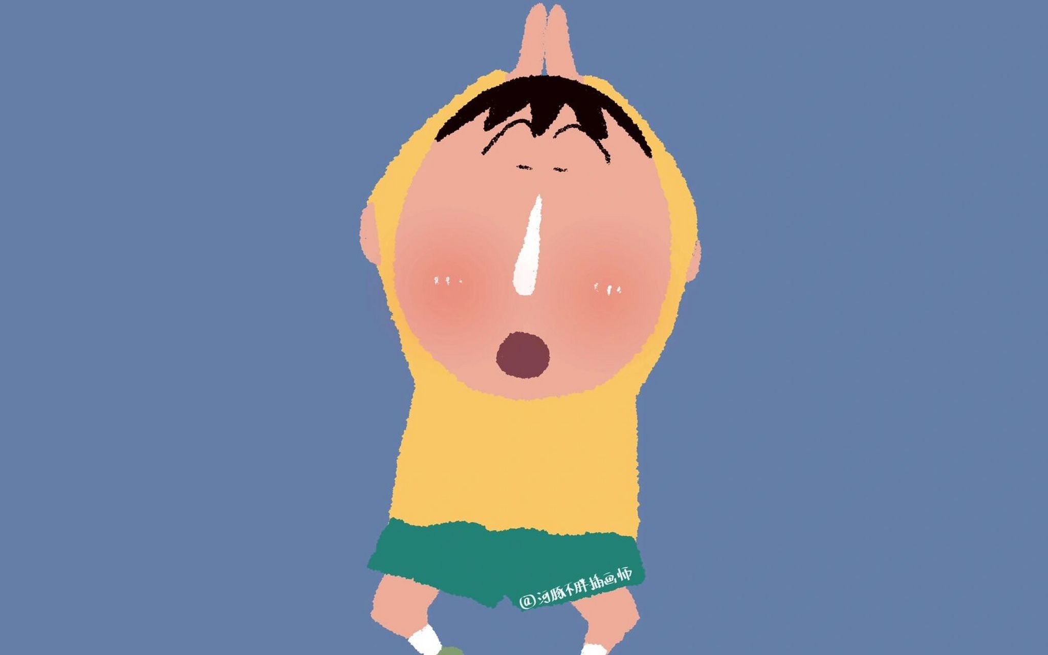 蜡笔小新·阿呆可爱电脑壁纸 阿呆阿呆,可可爱爱[坏笑][坏笑][坏笑]