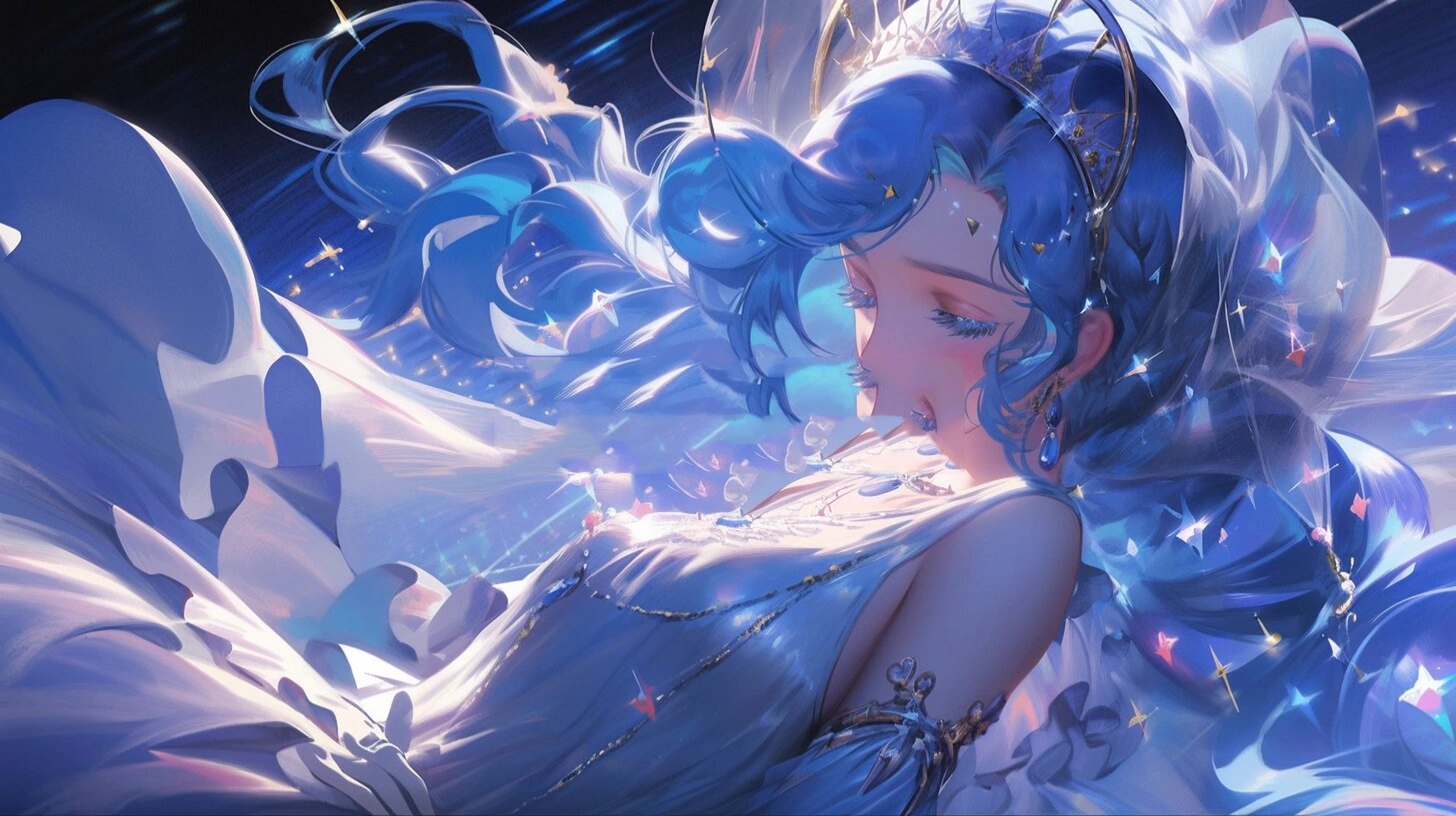 王者系列|貂蝉幻阙歌 美战同人壁纸 横版 一套共5张