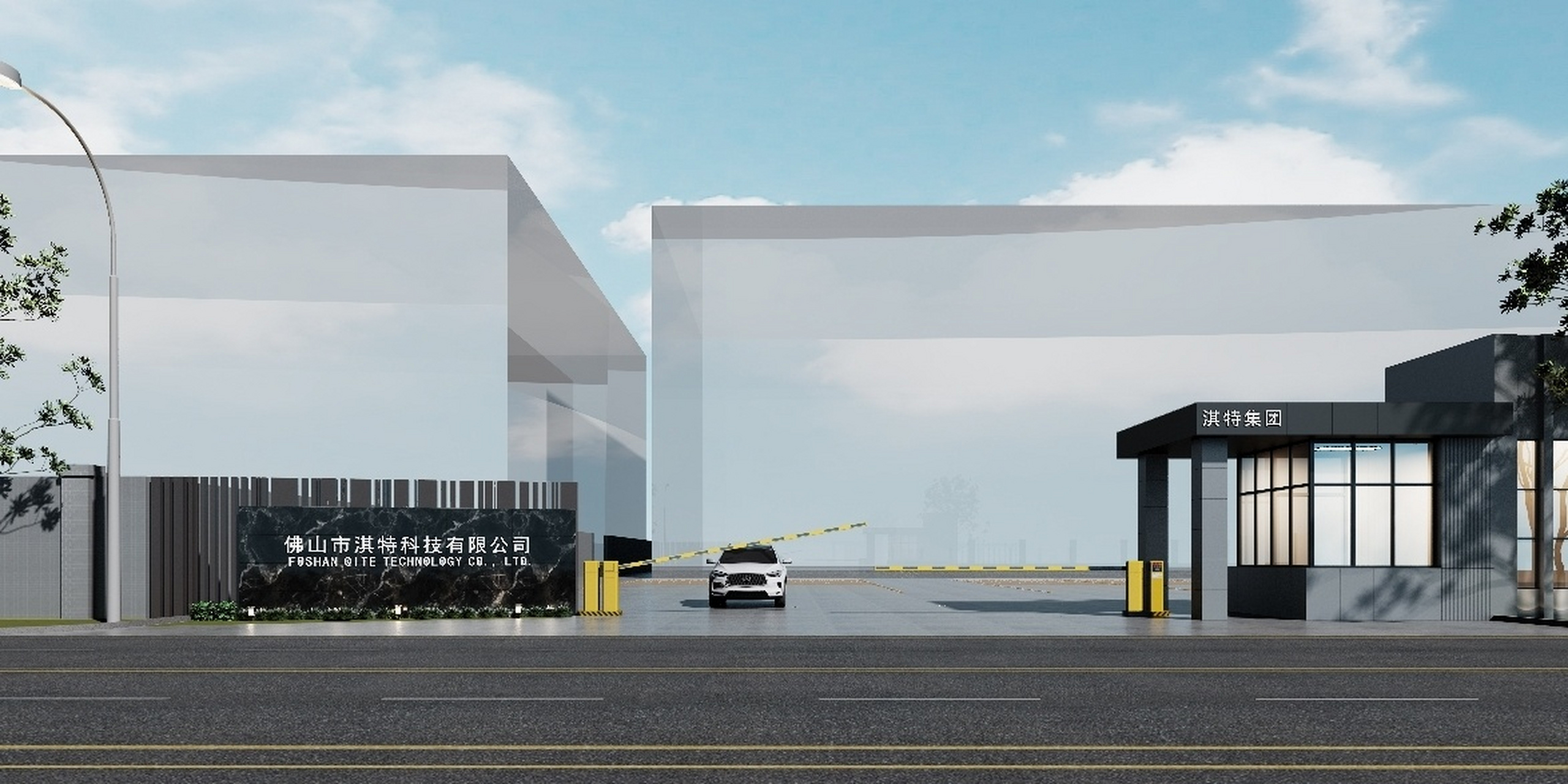 工厂大门效果图分享 单张效果图分享