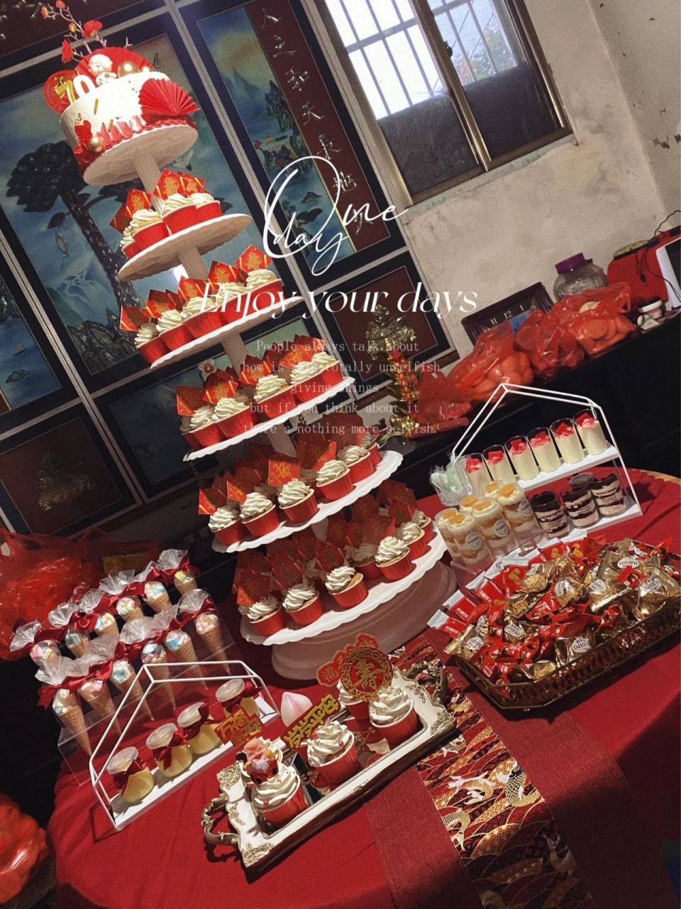 甜品台70大寿生日蛋糕寿星款996层祝寿蛋 动物性淡奶/6层