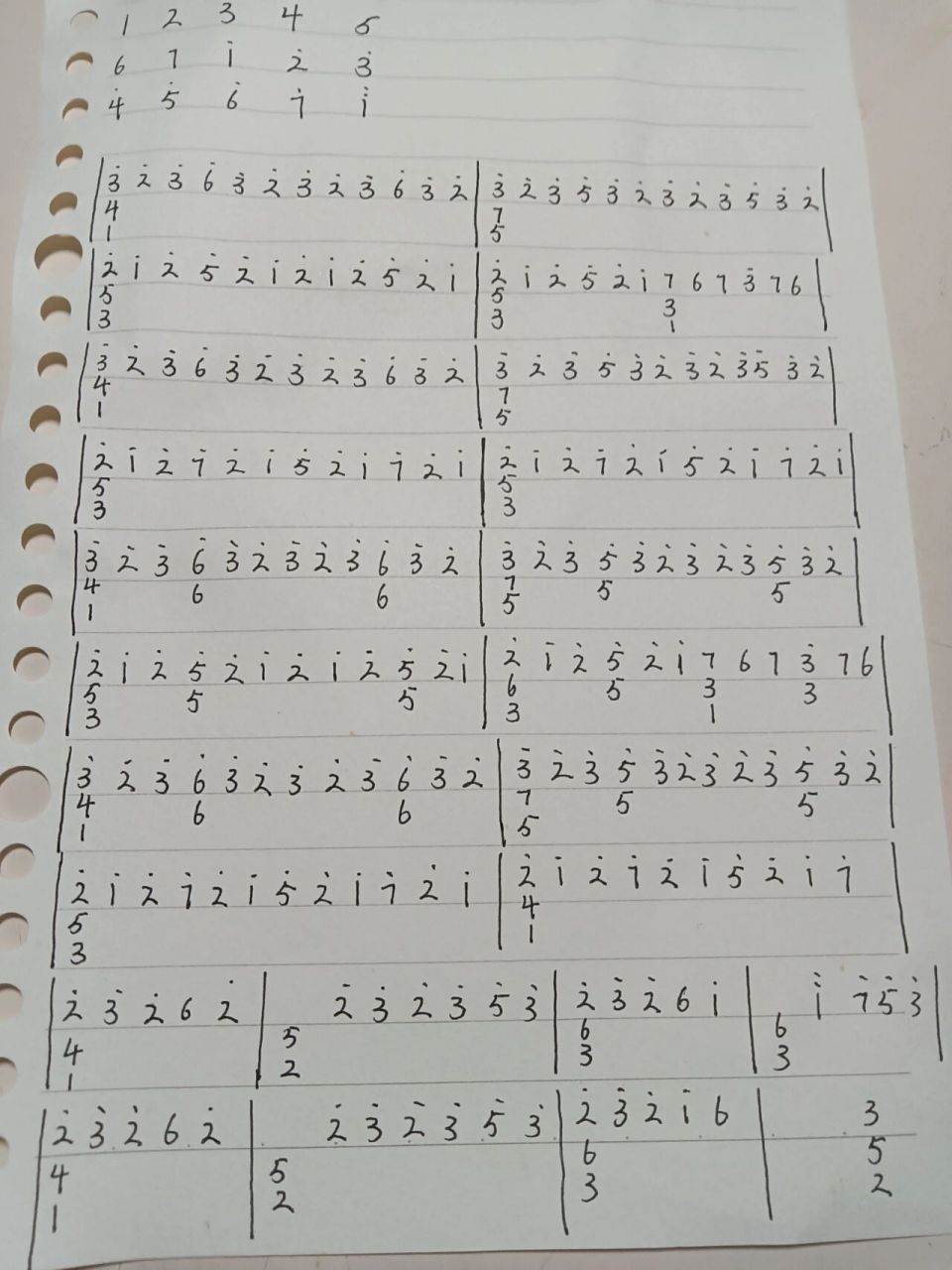 圣诞快乐劳伦斯先生光遇琴谱 手抄版,自己在网上拼成了一个完整版的