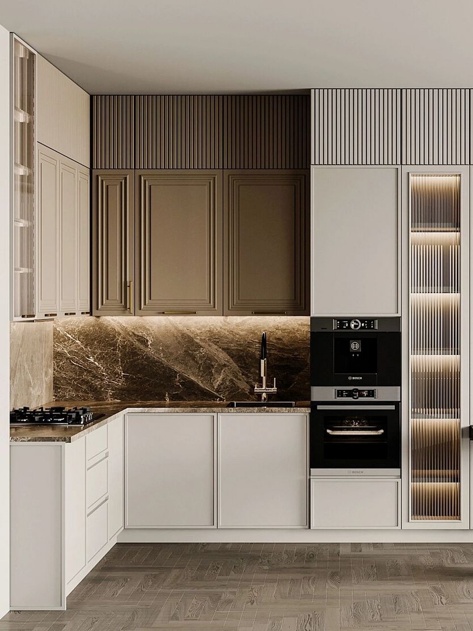 惊艳6015绝美法式造型橱柜,真的太戳我了 "始于颜值 终于实力"