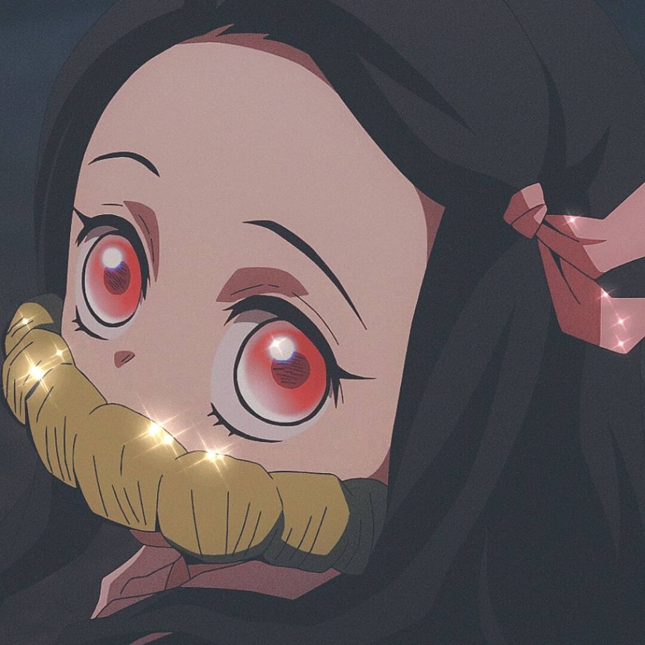 头像 │ 祢豆子(q版)红色闪光系列 小小豆子太可爱啦