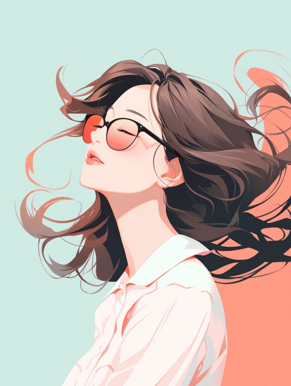 极简|清冷氛围感女生头像