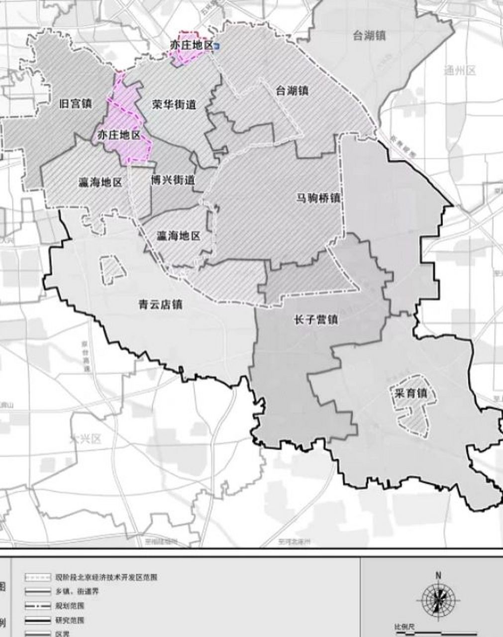 亦庄镇,亦庄地区,经开区,亦庄开发区,亦庄新城等,这些地方都可以用"