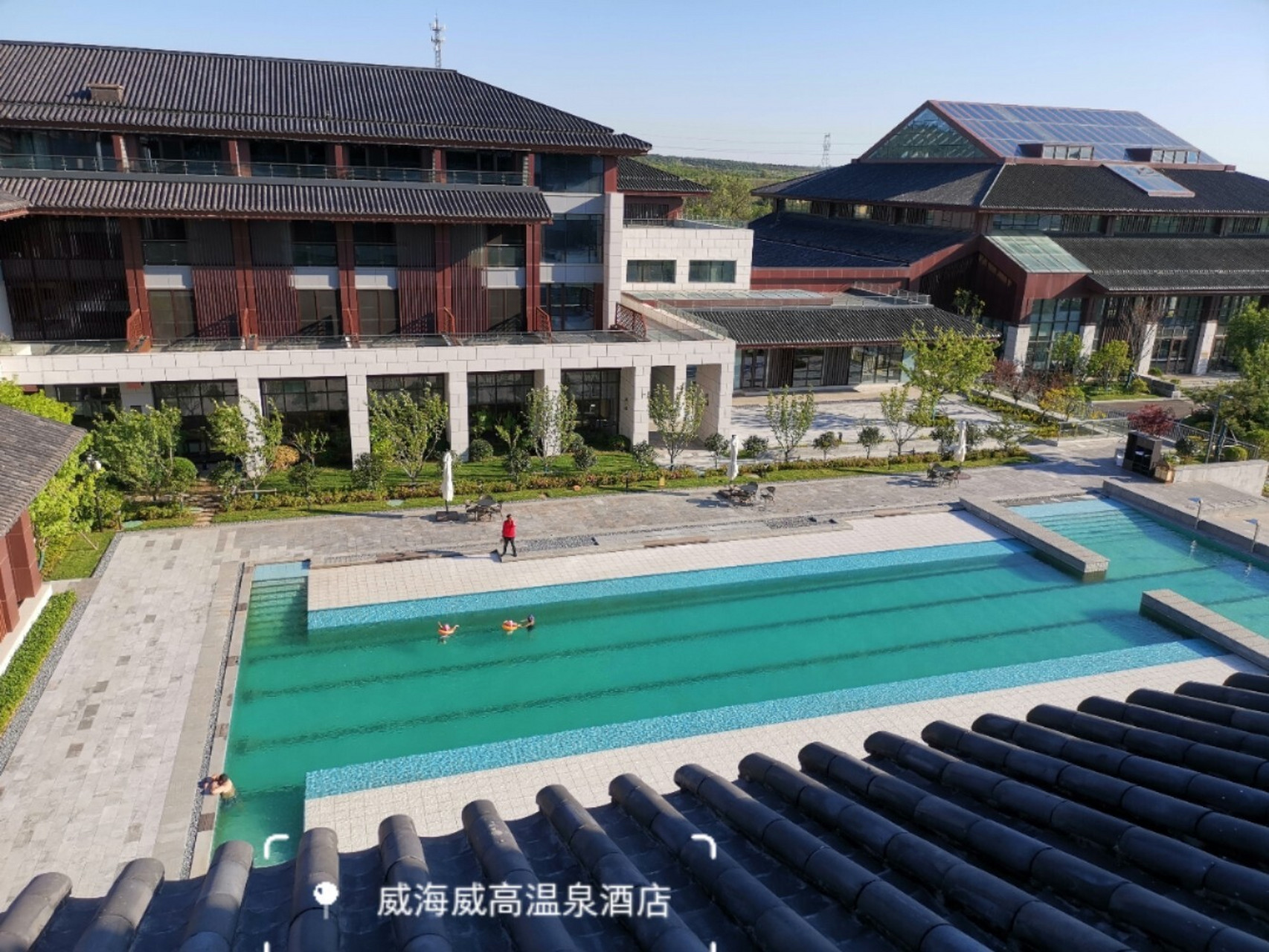 威海文登的温泉比较有名,泉眼很多,所以温泉酒店基本聚集于此