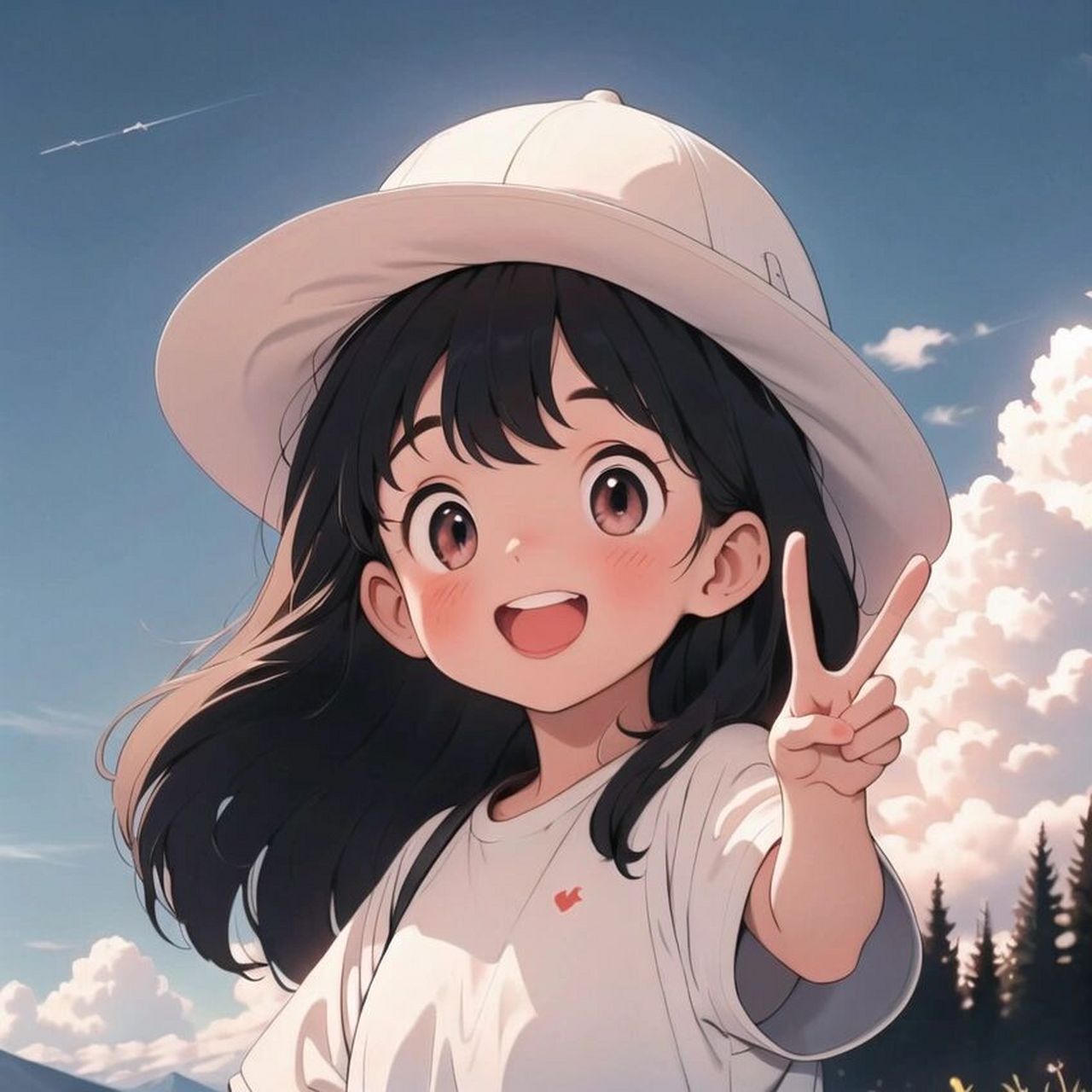 旧漫女生头像|戴帽子的女孩真滴很可爱哒