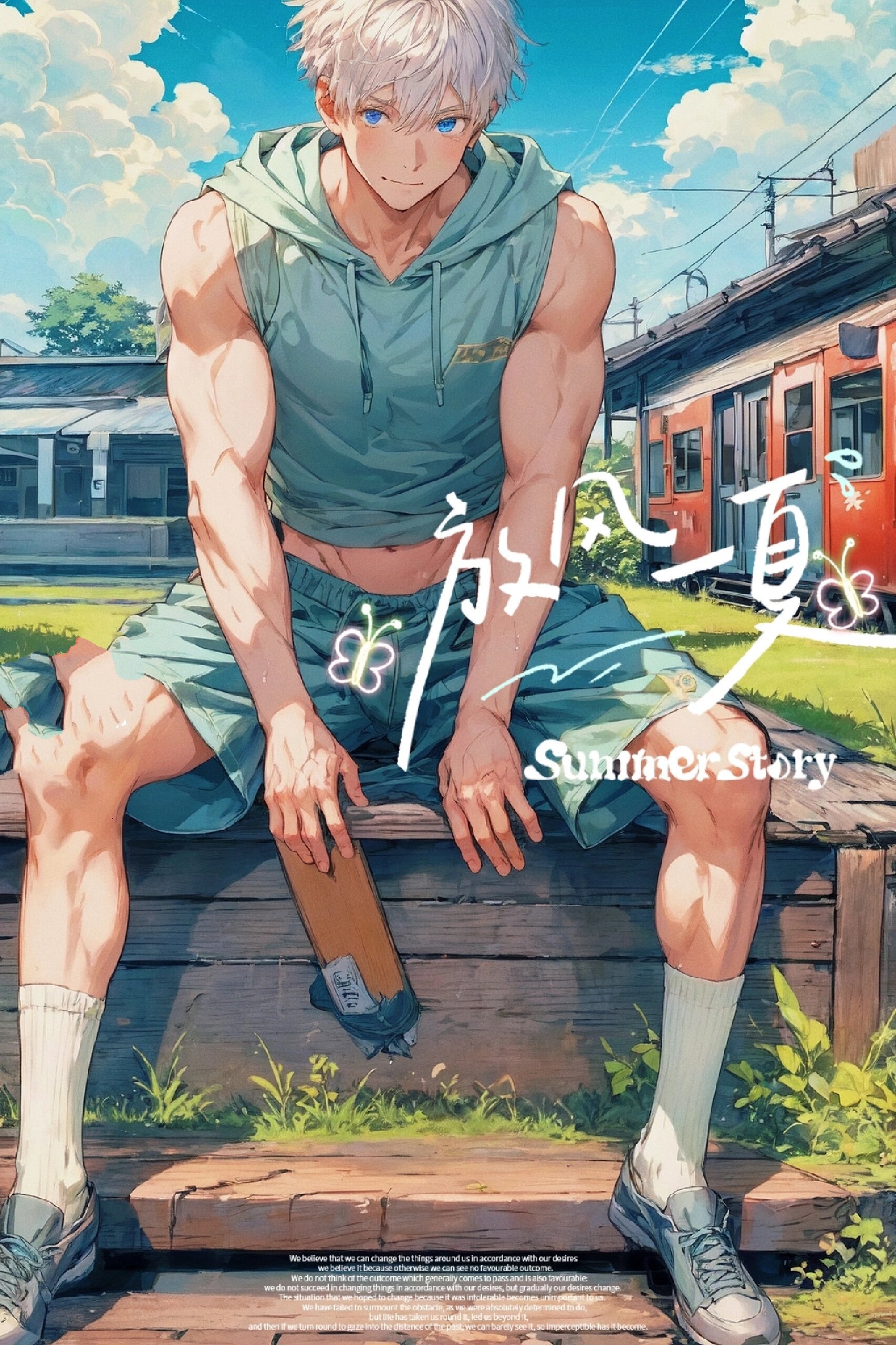 真的,没有人能拒绝白袜还有腹肌的男生