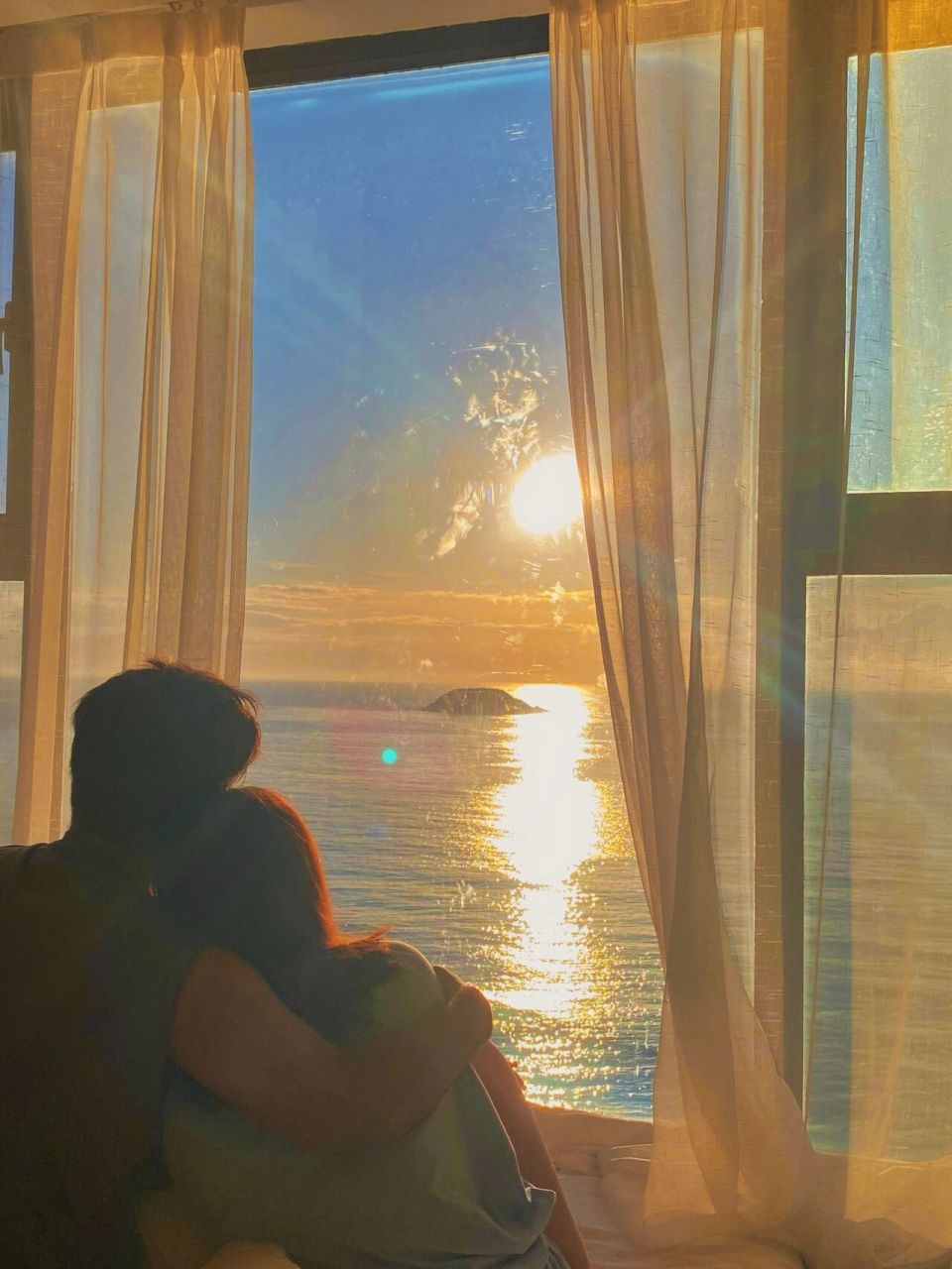 惠州双月湾旅游60在酒店看日出92情侣必住 8月13日早上5点多的