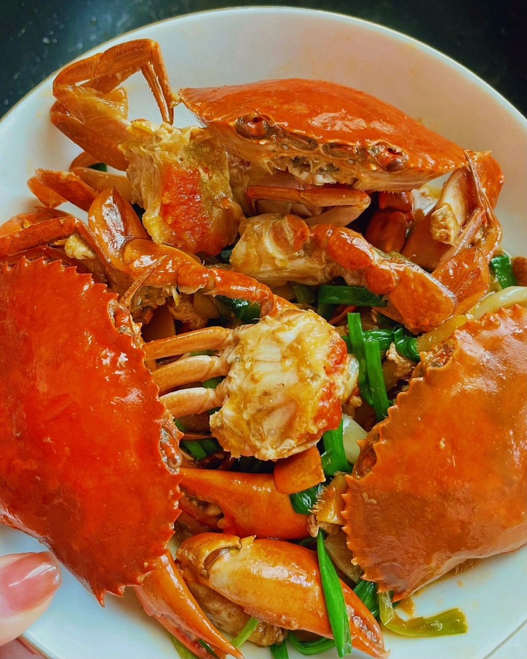 广东大排档最经典的姜葱炒蟹,完美复刻93 好久没有吃大排档了,有点