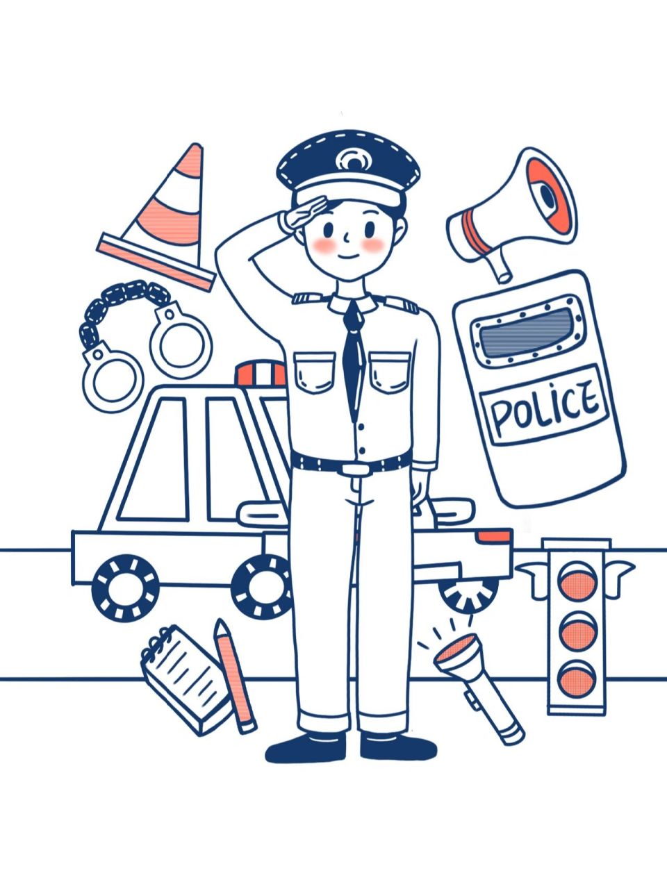 职业简笔画色彩参考第二弹 上一期分享了职业插花呢,这一期继续哦.