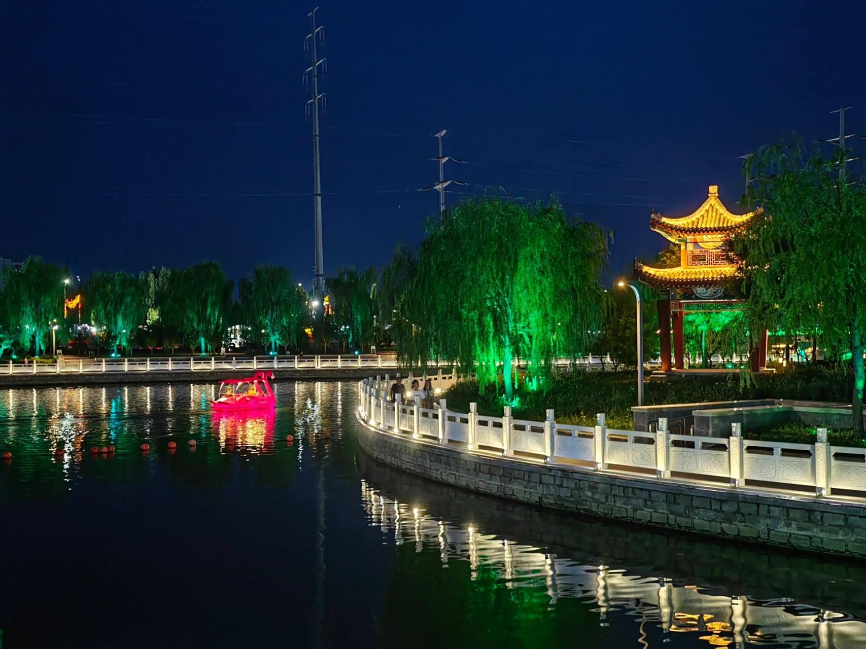 20230723廊坊御龙河公园 廊坊网红景点.