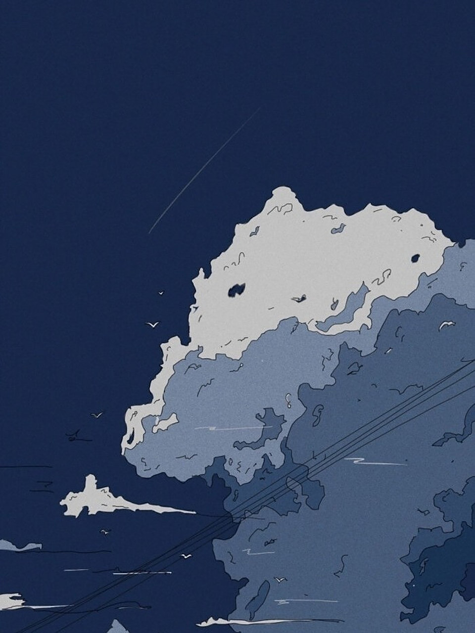 可爱ins风蓝色系壁纸~ 可爱ins风蓝色系壁纸