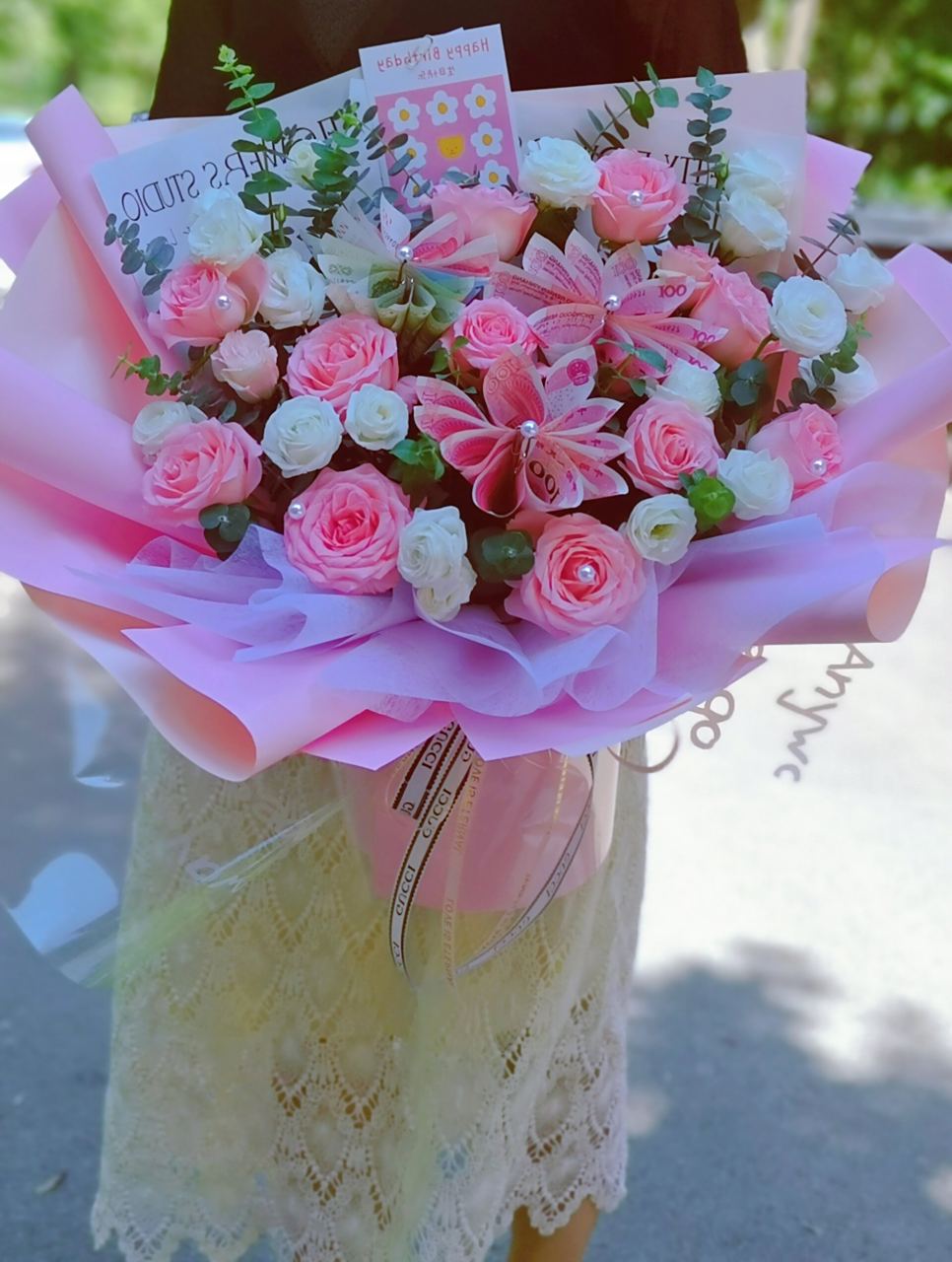 西安花店 1314有钱花花束