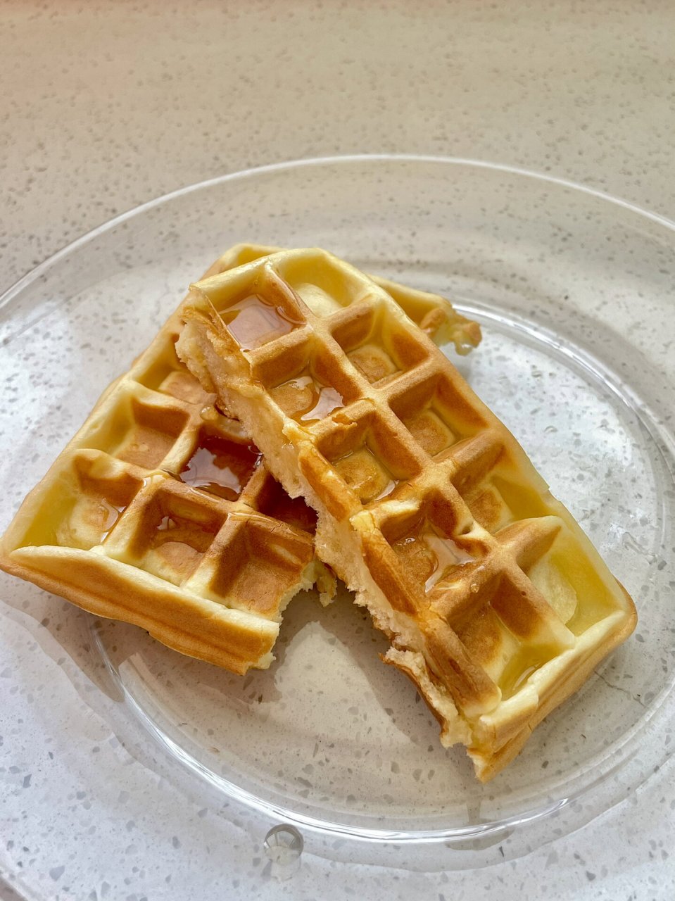 🧇waffle|简简单单华夫饼(无泡打粉无酵母版 搅搅拌拌十分钟做好