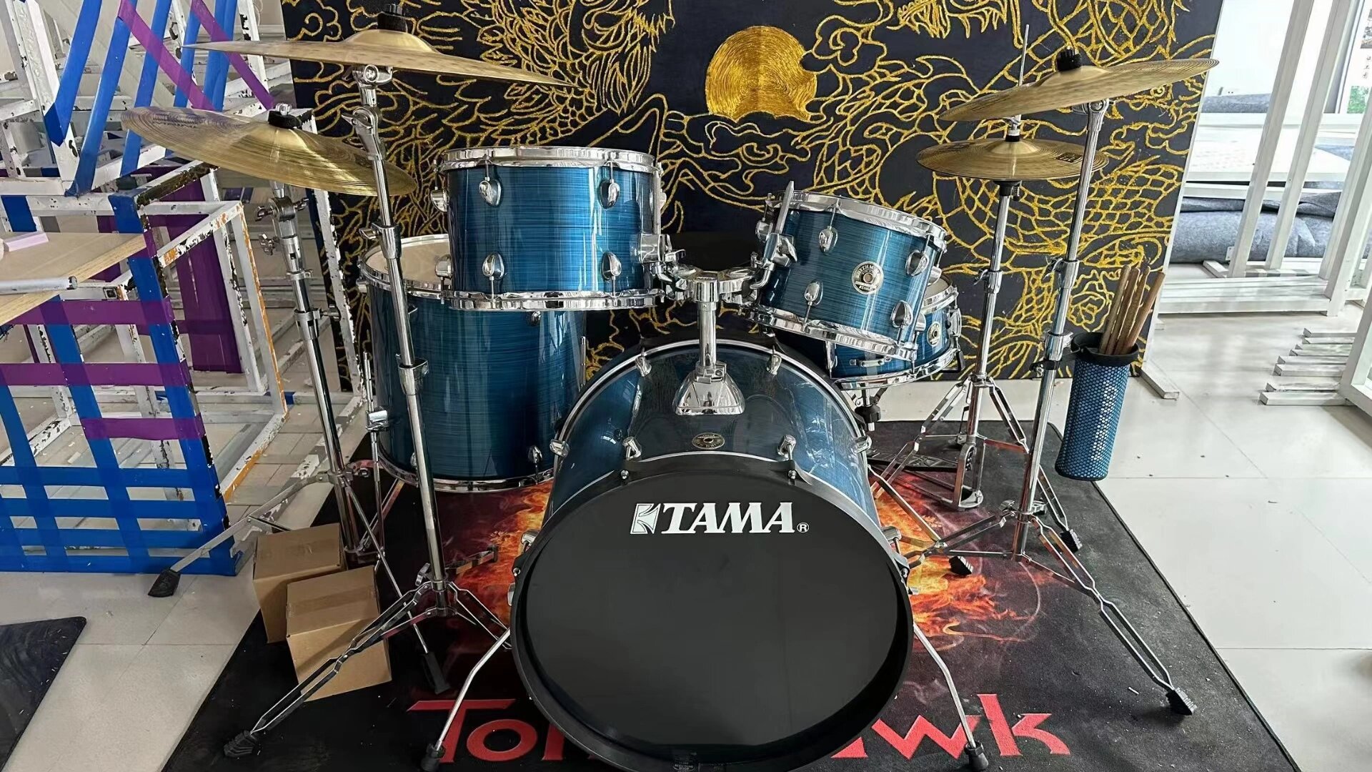 全新演奏级tama架子鼓一套  麦尔hc