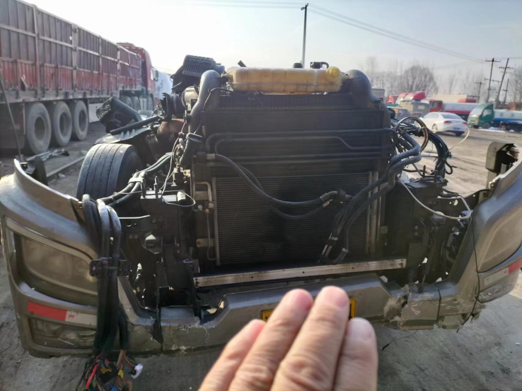 四川现代创虎520马力国五发动机总成,事故车拆车发动机总成 拆车件