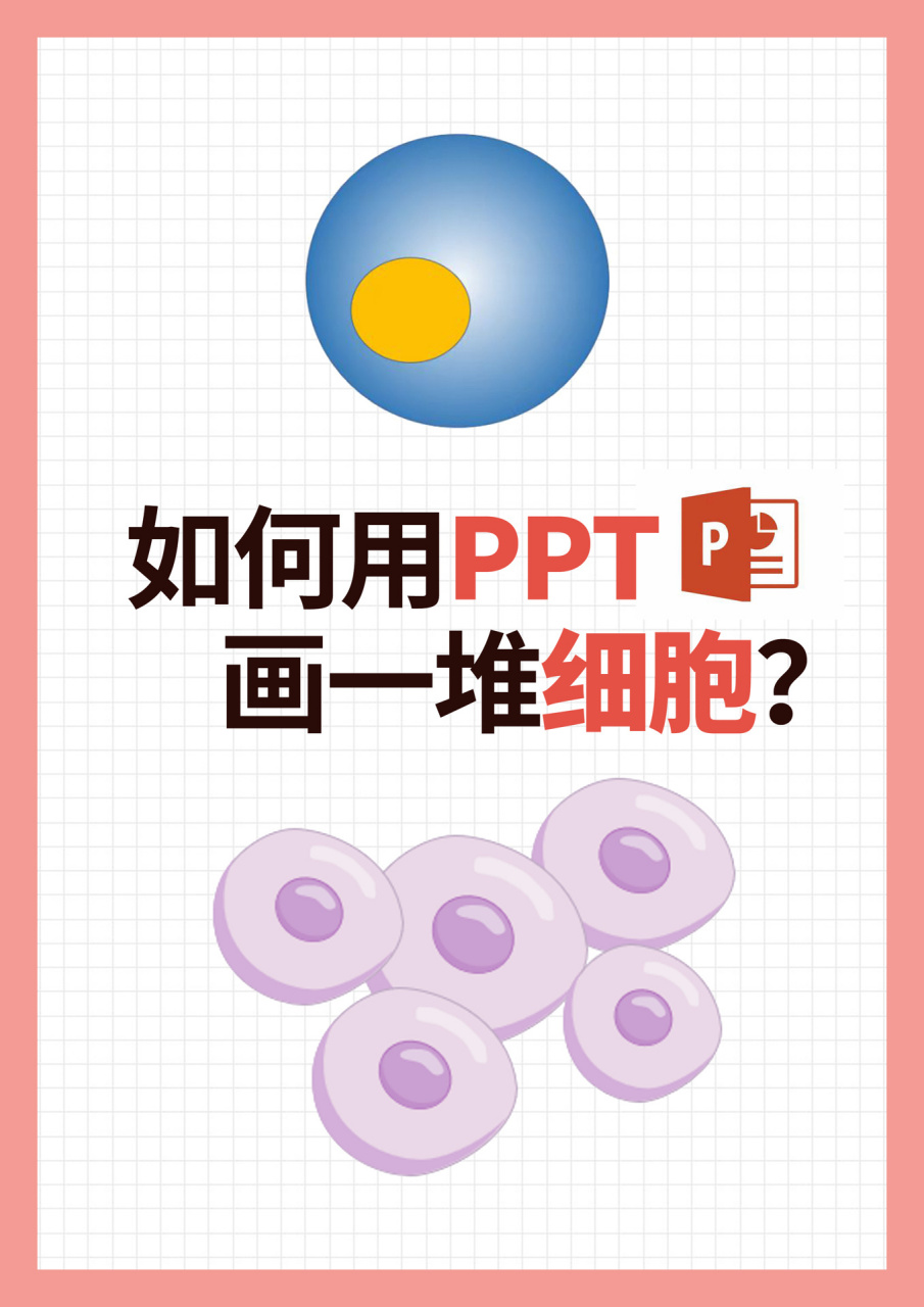 手把手教大家用ppt画出q弹的细胞!三连走起! 后续