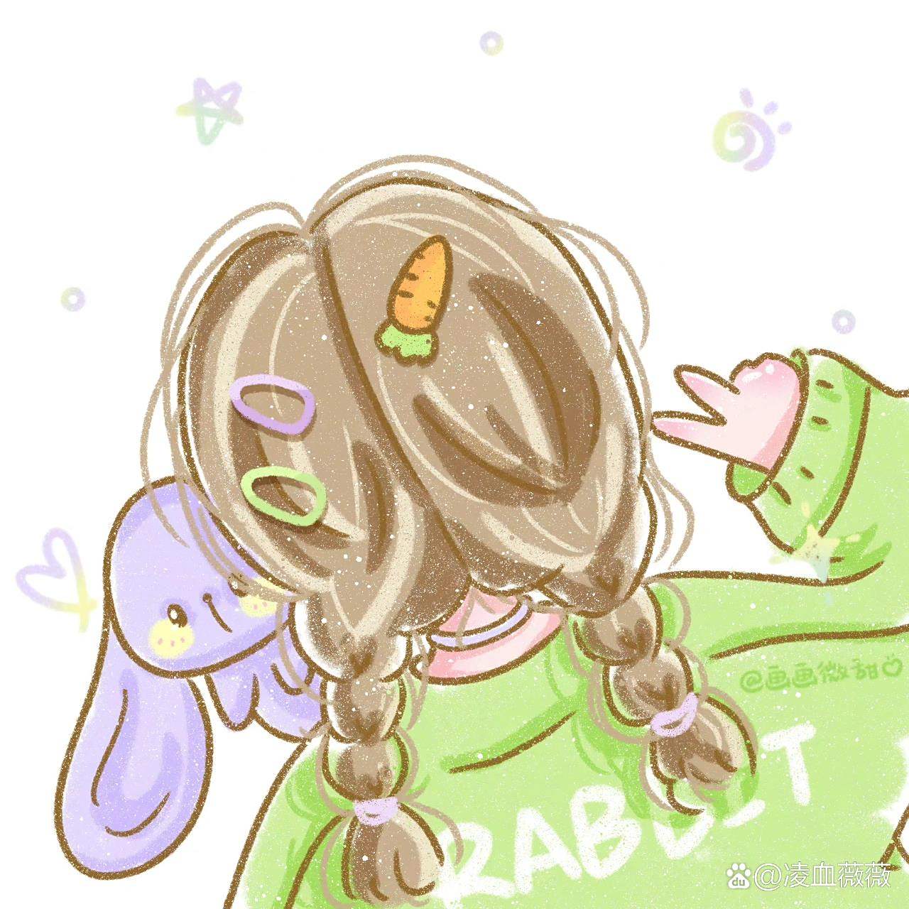 动漫女生背影头像 动漫女生背影头像