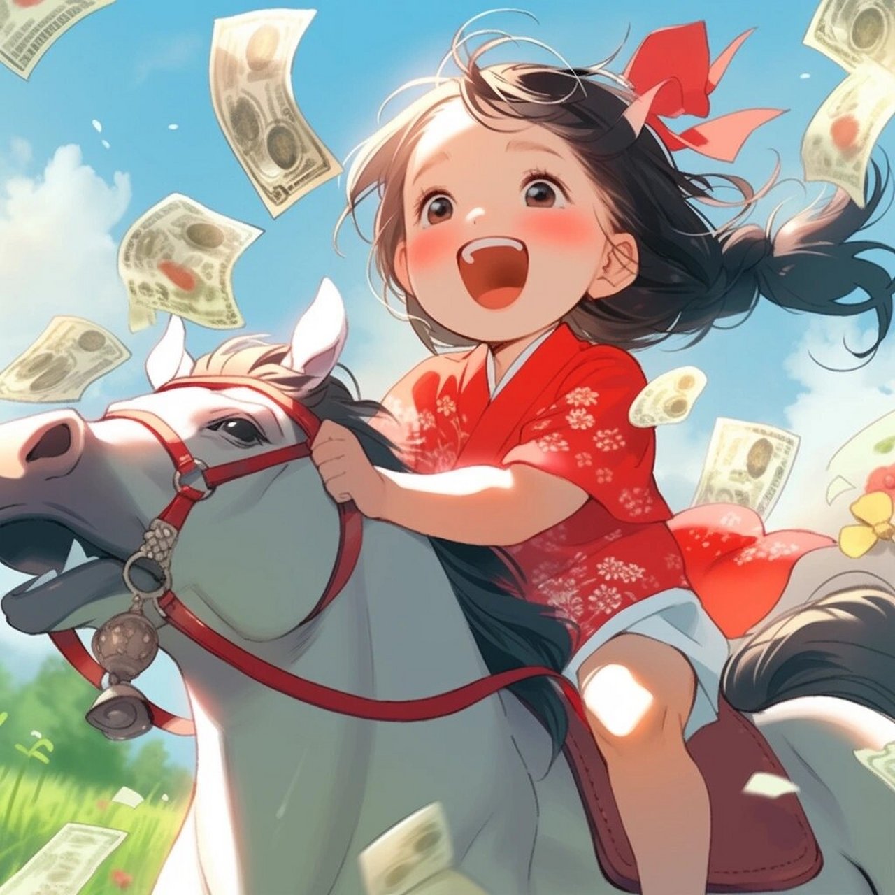 招财94女生头像|马上有钱94花