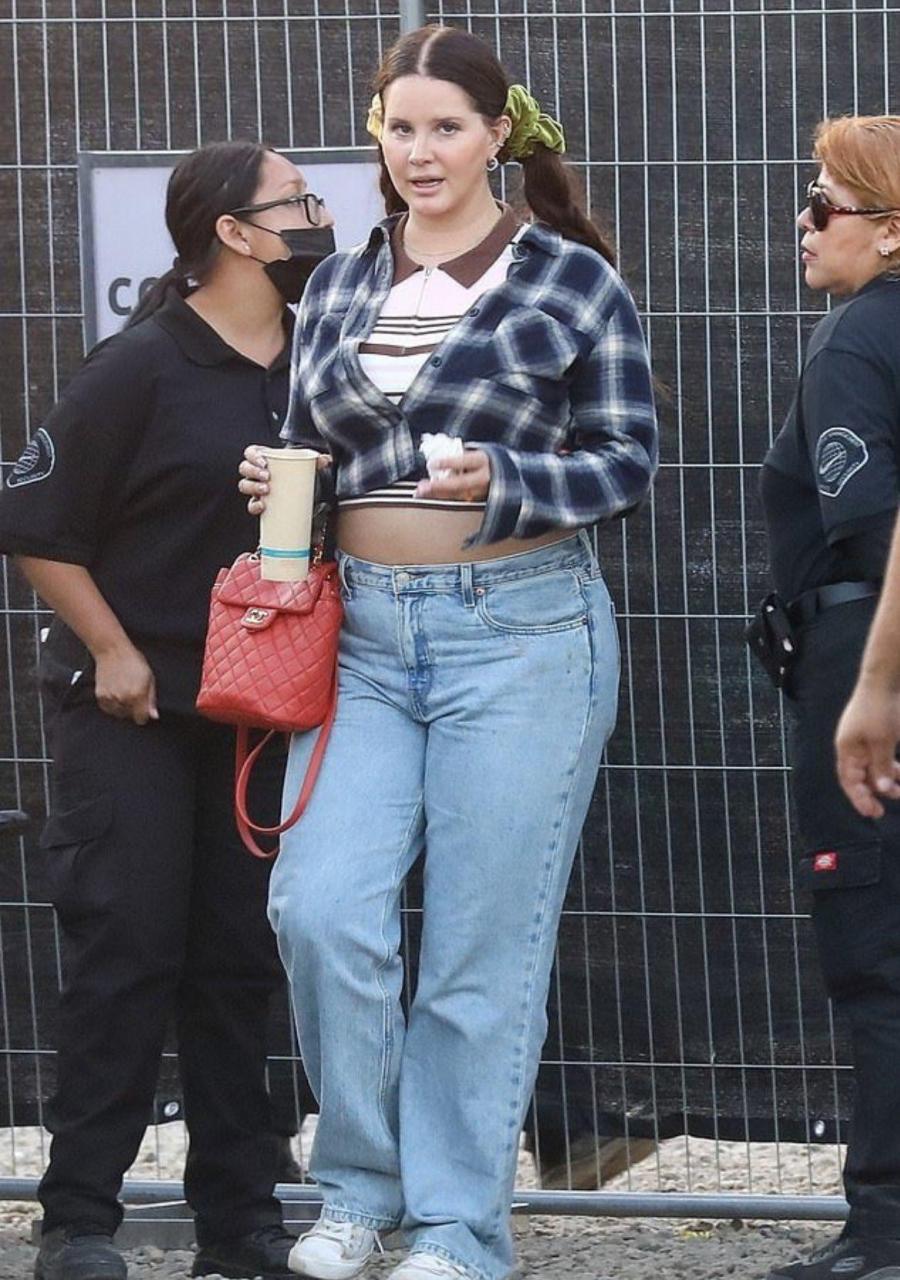 打雷姐 lana del rey 也胖了,曾经是模特身材