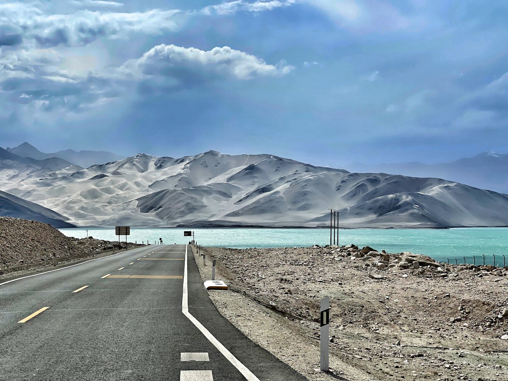 美篇十九:中国最美最高国道314之沿途风光 d31 	 赶往塔县,一路穿行