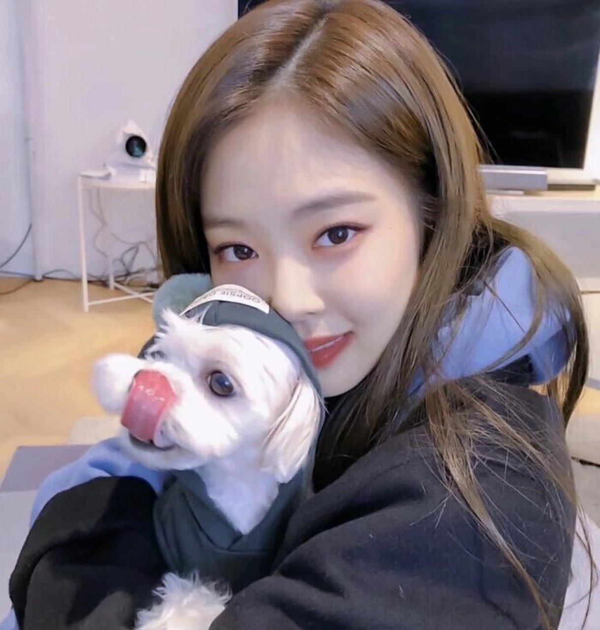 blackpink jennie金智妮可爱头像 jennie也太可爱了!超大声