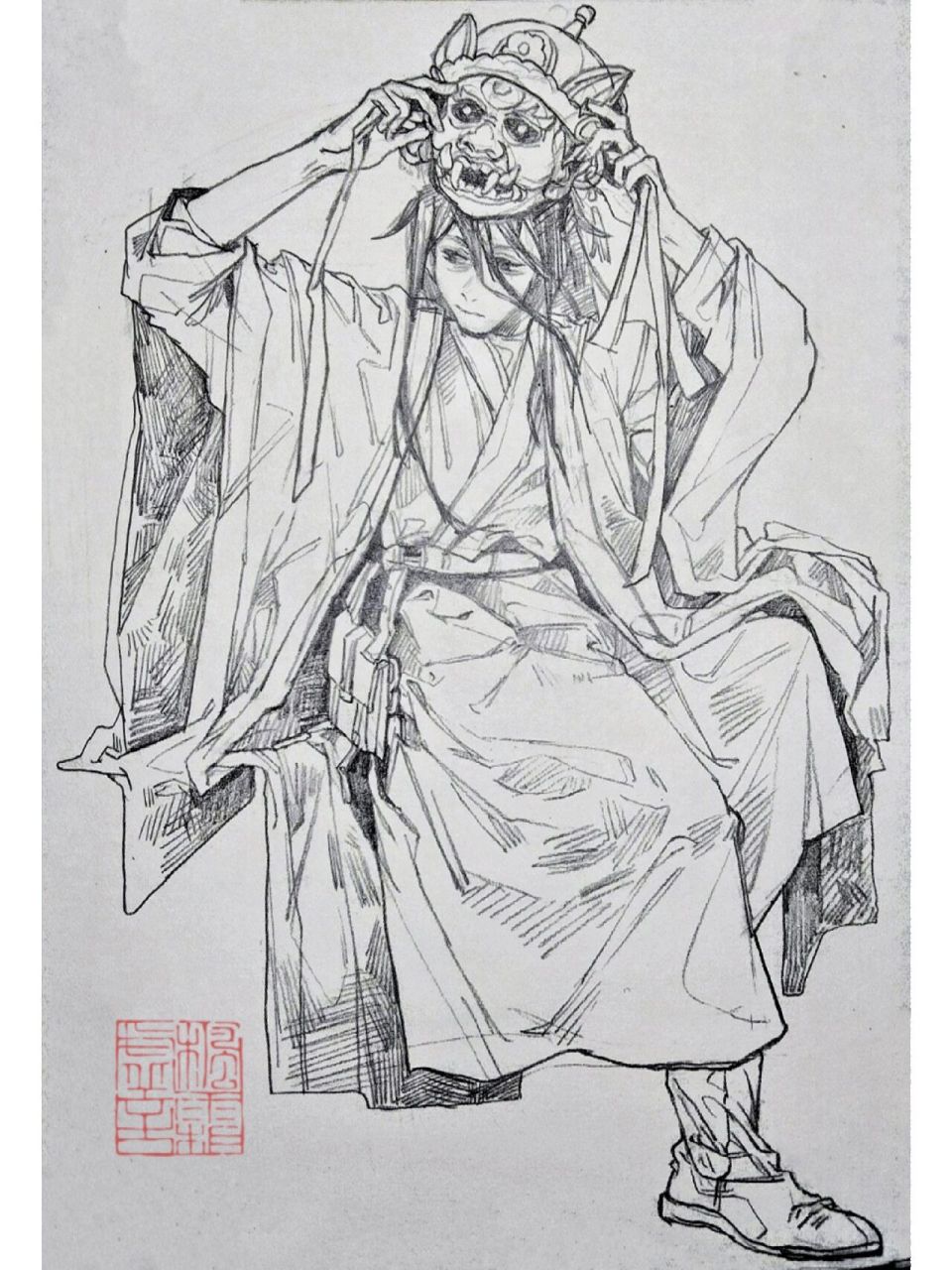 傩戏 动作和面具有参考