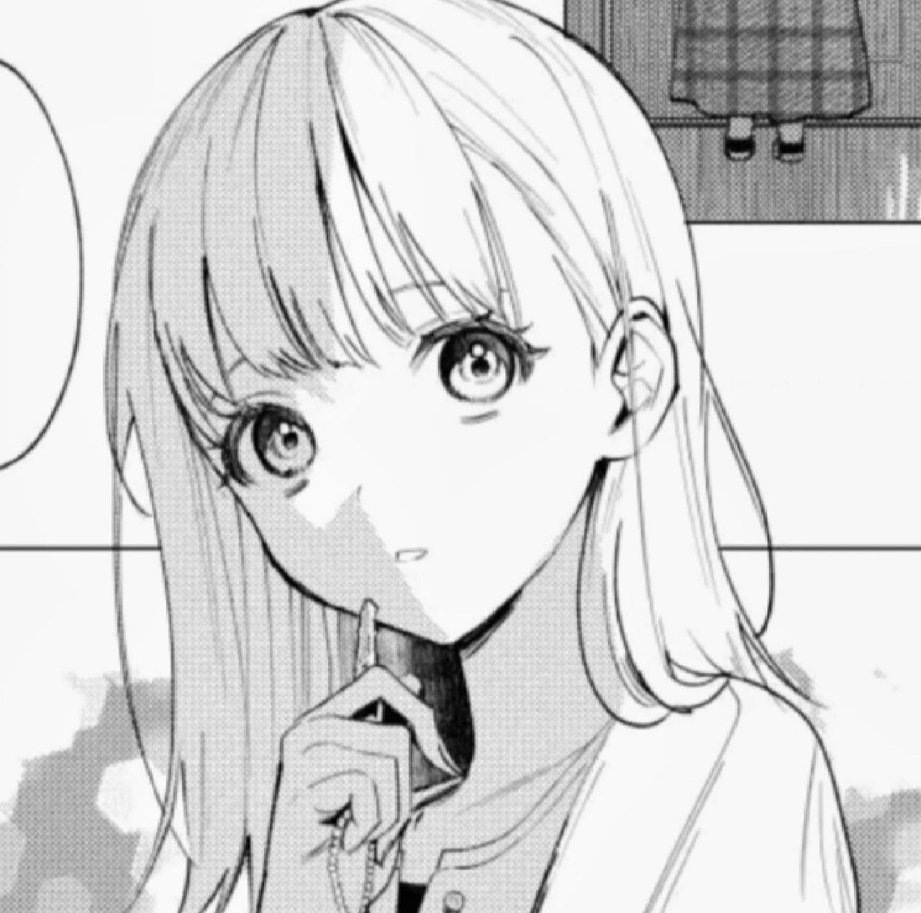 黑白女生漫画头像  203号室邻居只留下一把钥匙后就消失了