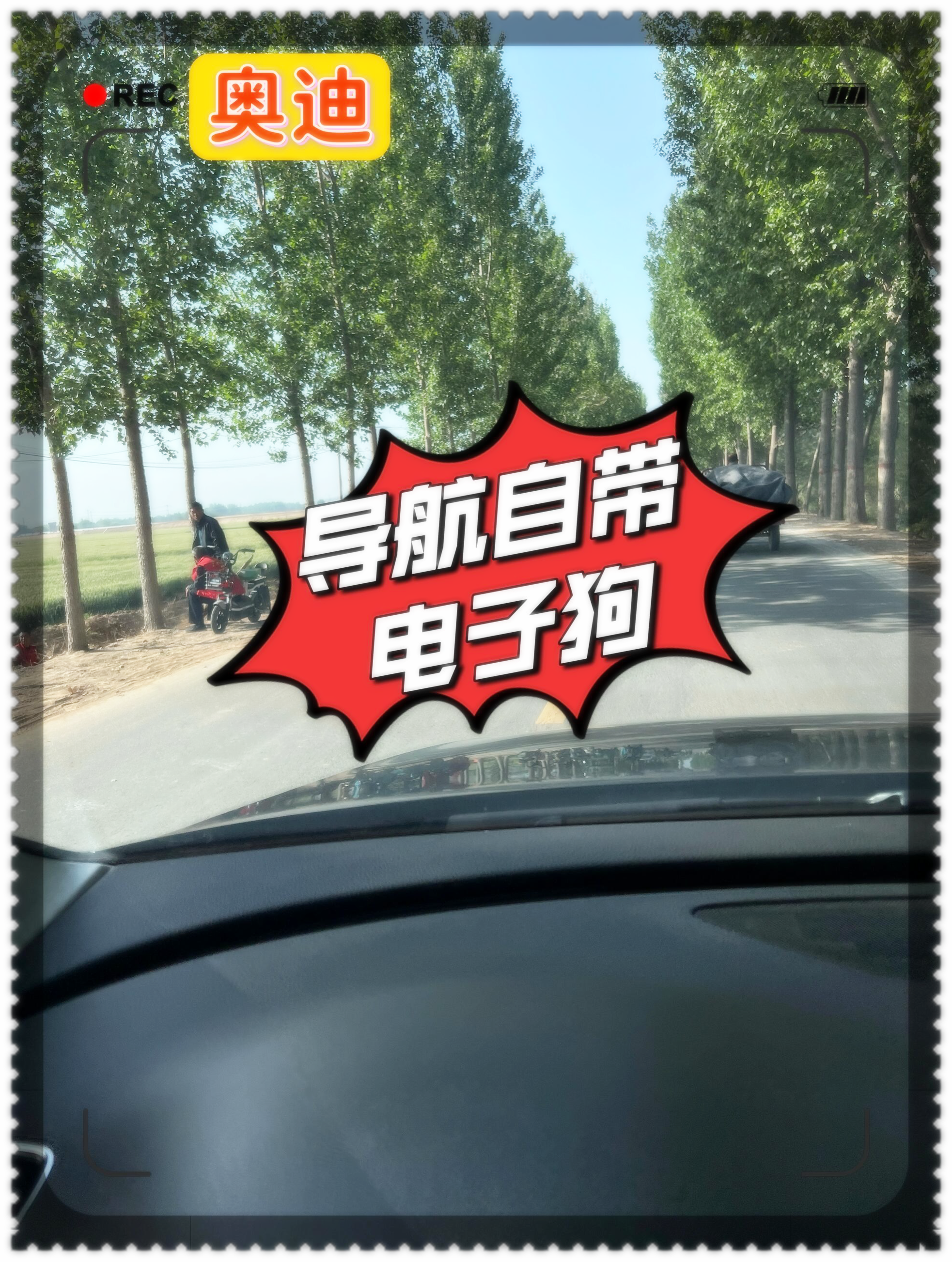 今天我来给大家分享一个奥迪导航自带的电子狗功能,有了它,我们就可以