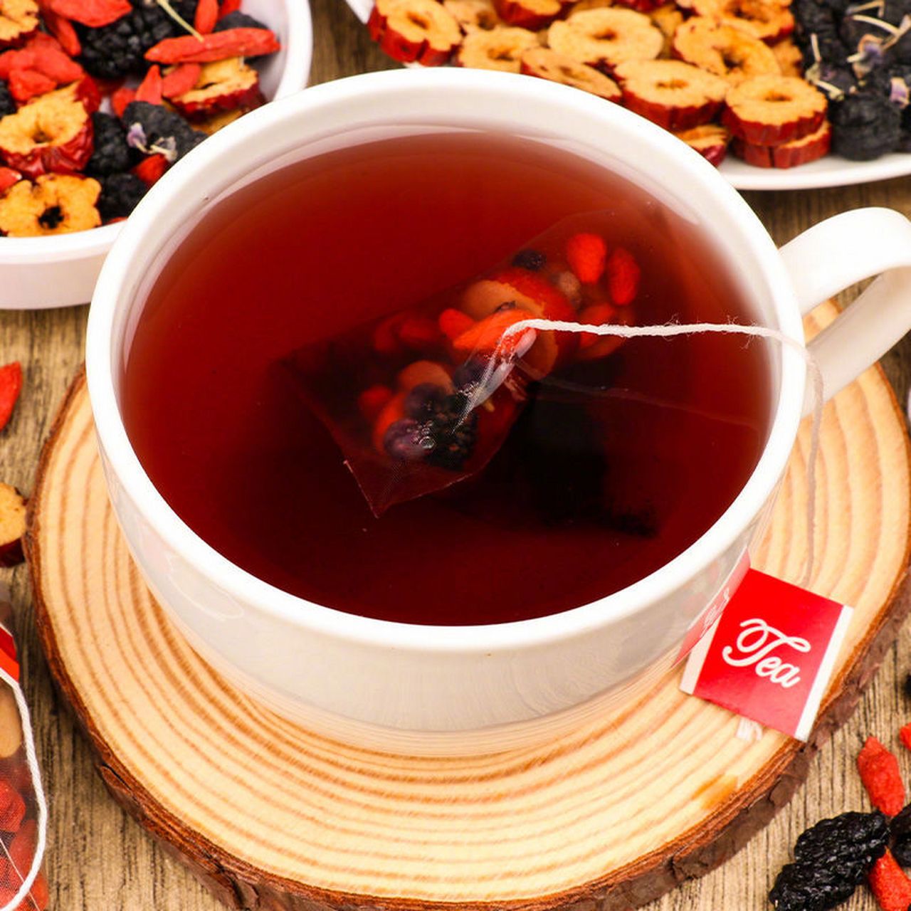 桑葚红黑枸杞茶红枣干茶包冲泡100g/盒/20包 【推荐理由】红枣枸杞茶