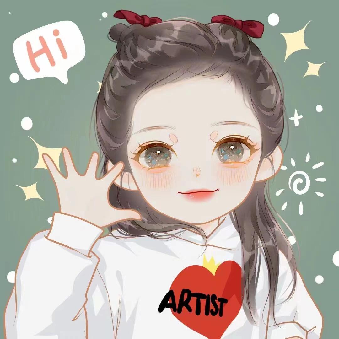 可爱甜美的清纯动漫女生头像 / 小众女头