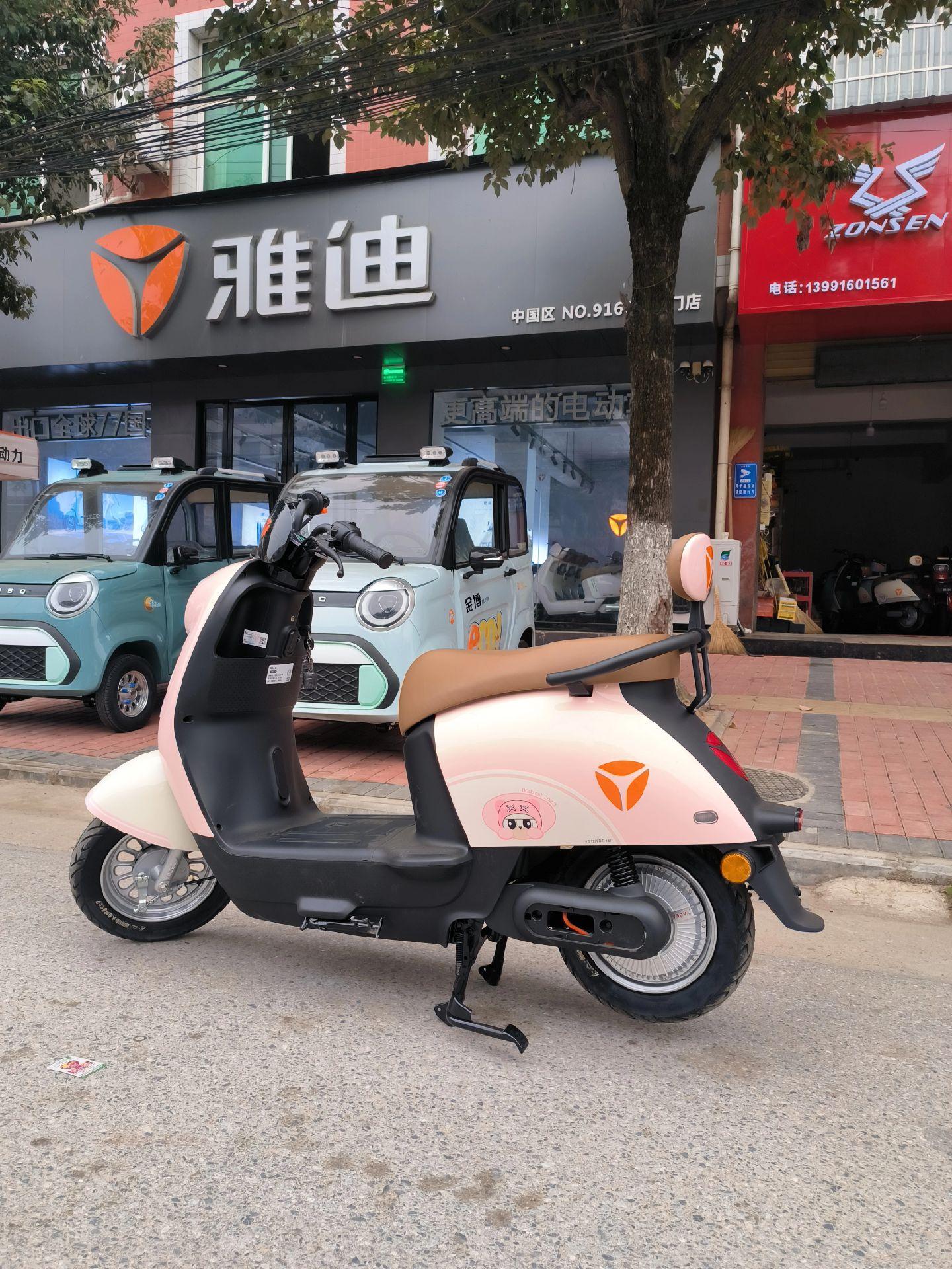 雅迪踏板车图片及型号