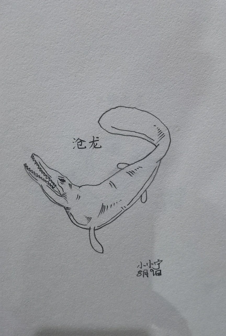 画一只沧龙