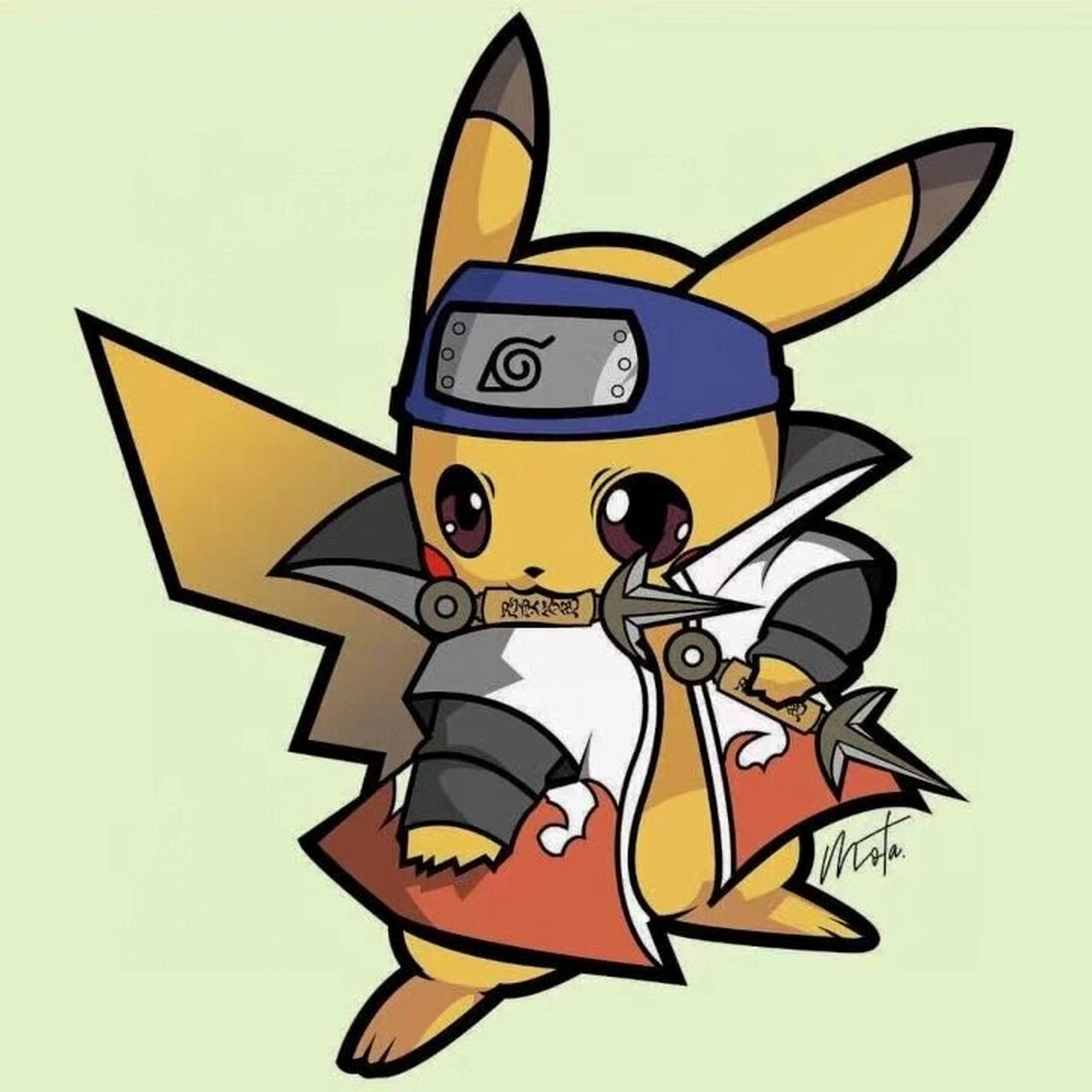 火影×宝可梦搞怪头像