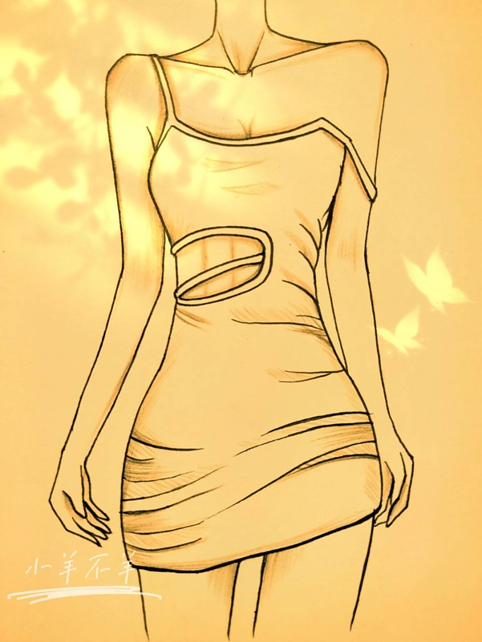 美女黑白简笔画#绘画教程48(附过程) 辣妹手绘简笔画74绘画过程74