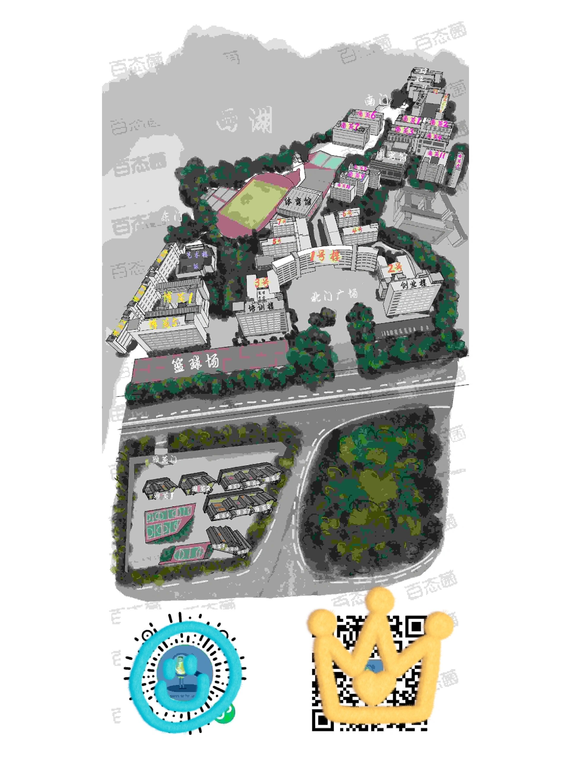 广东科技学院南城校区松山湖校区地图